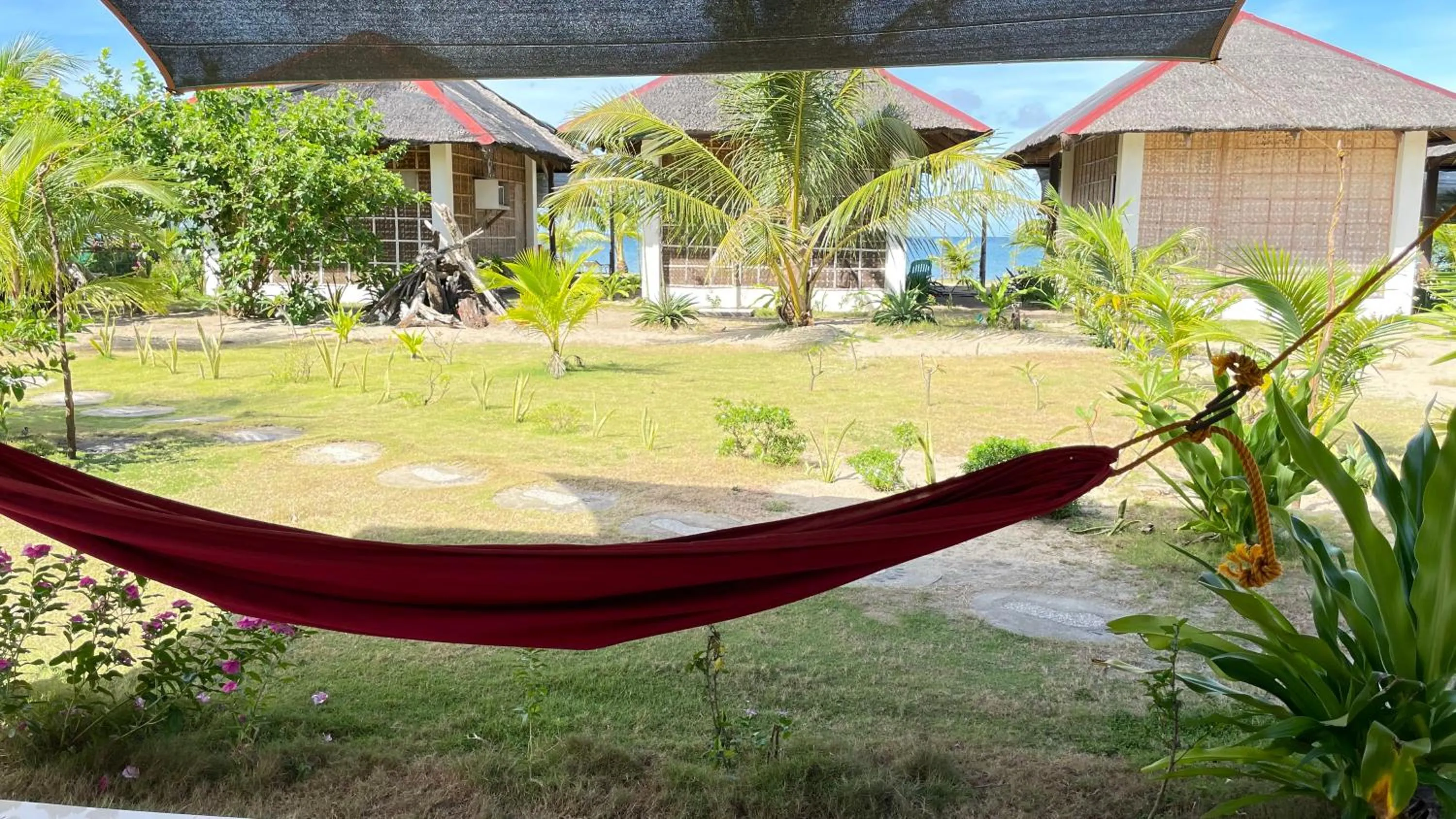Garden view in Footprints Beach Resort