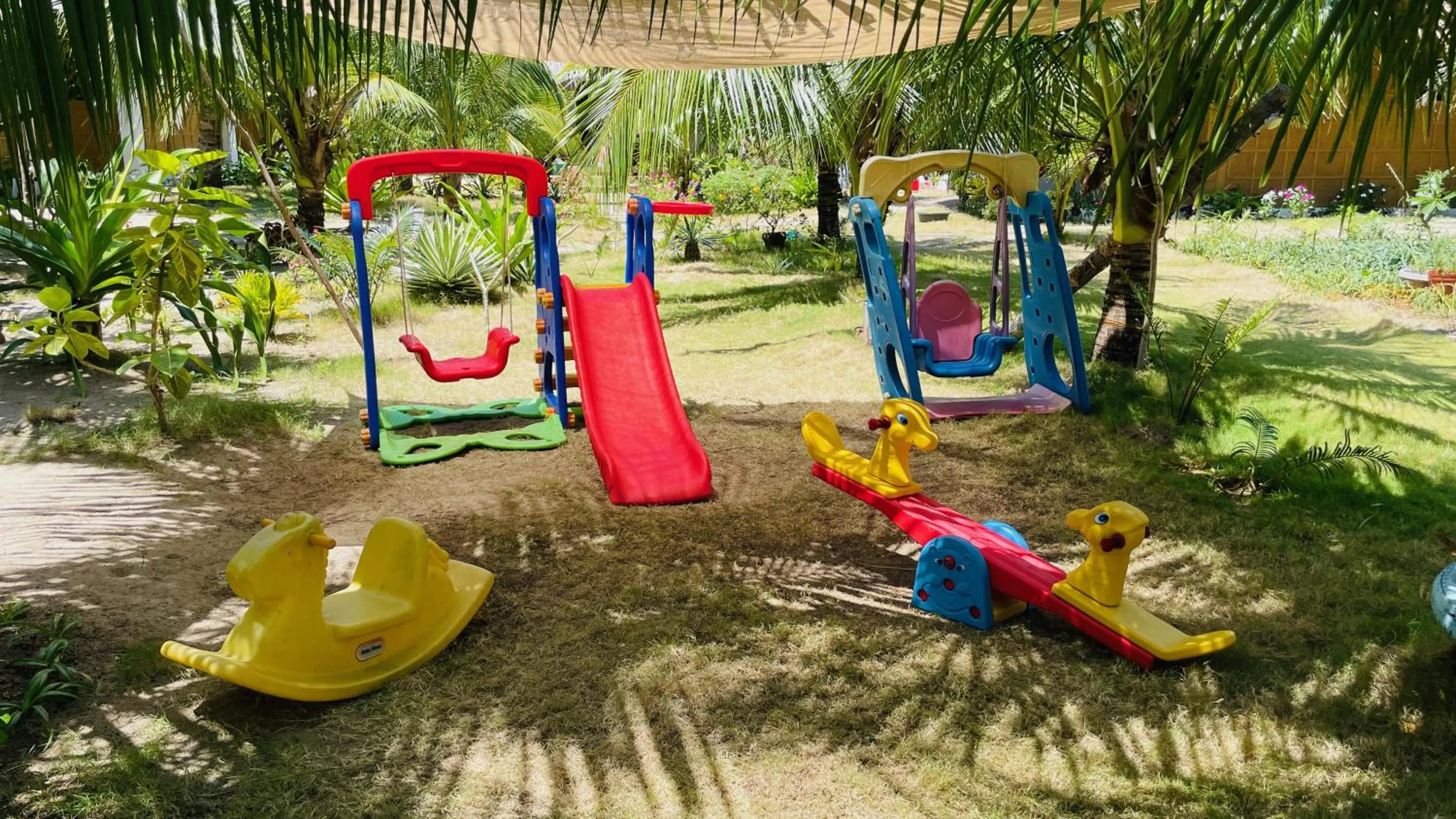 Children play ground in Footprints Beach Resort