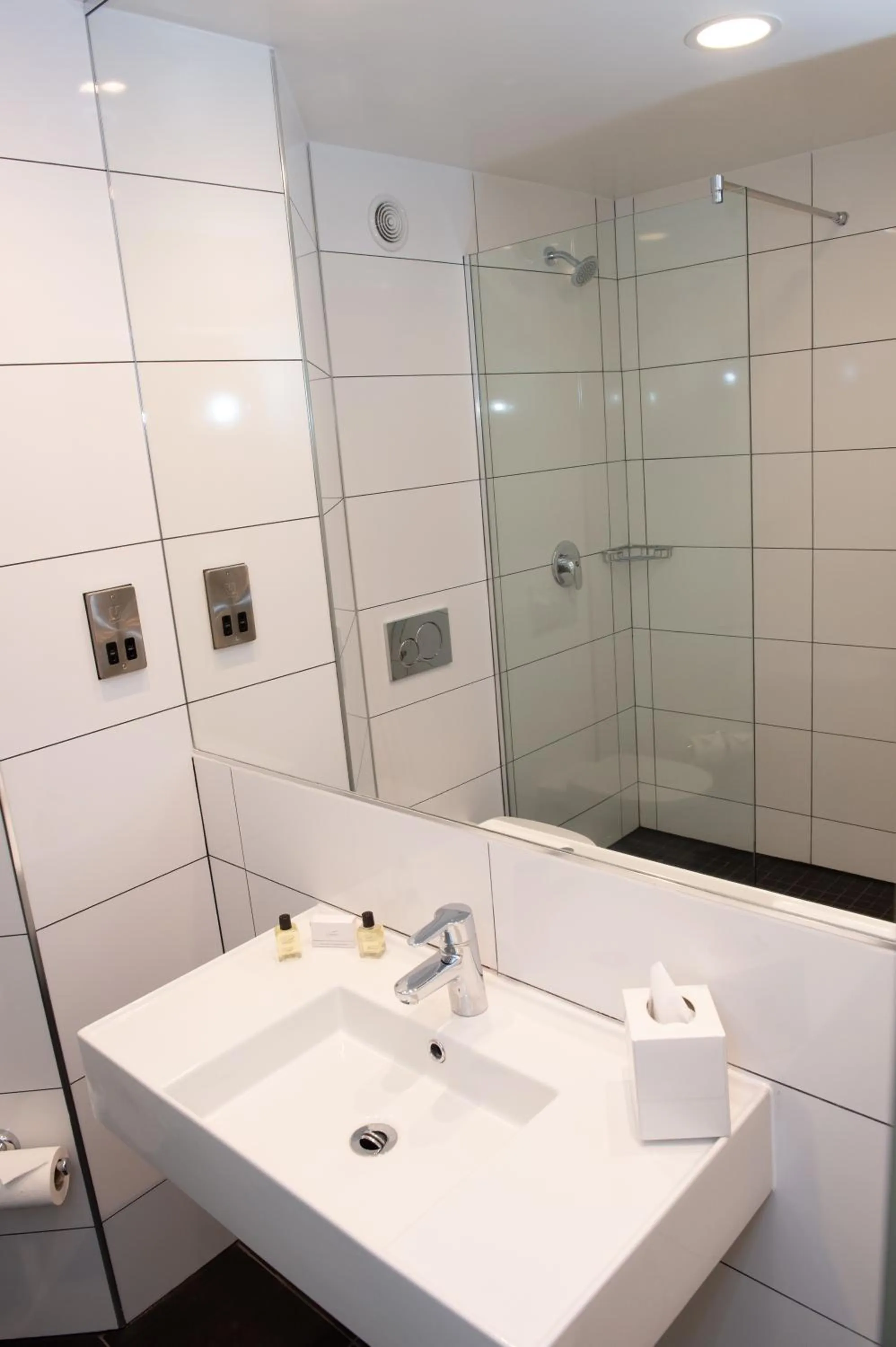 Shower in Best Western Appleby Park Hotel