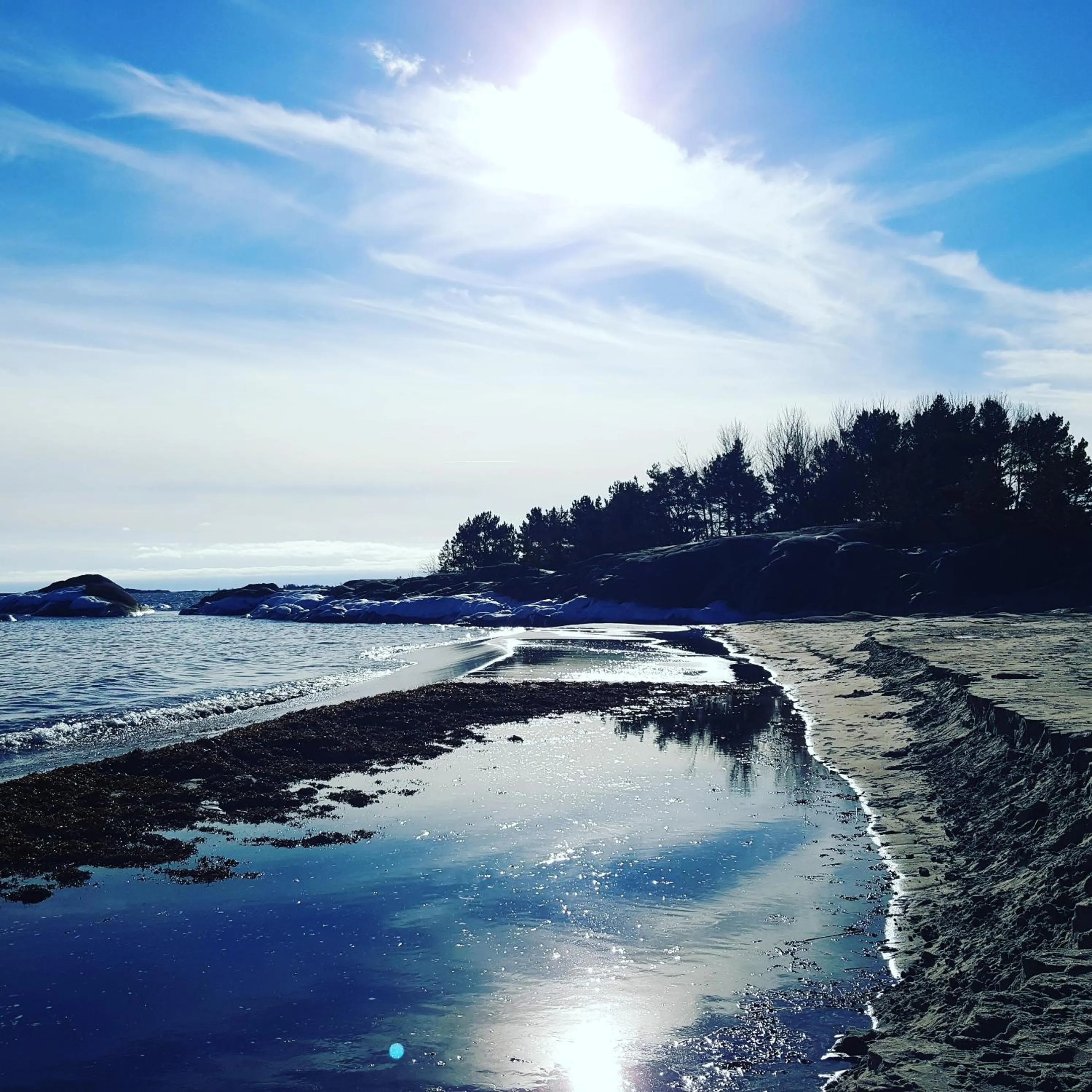 Beach in Missionshuset Bed & Breakfast