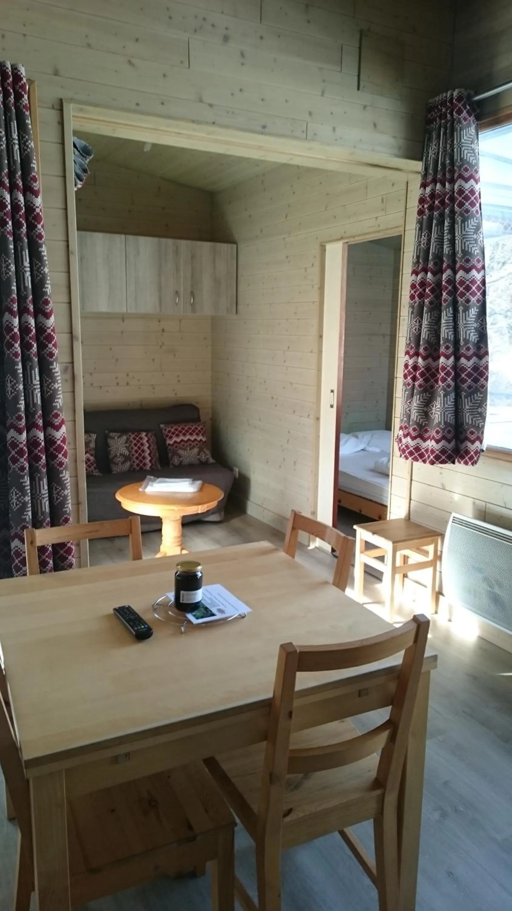 Living room in camping du haut des bluches