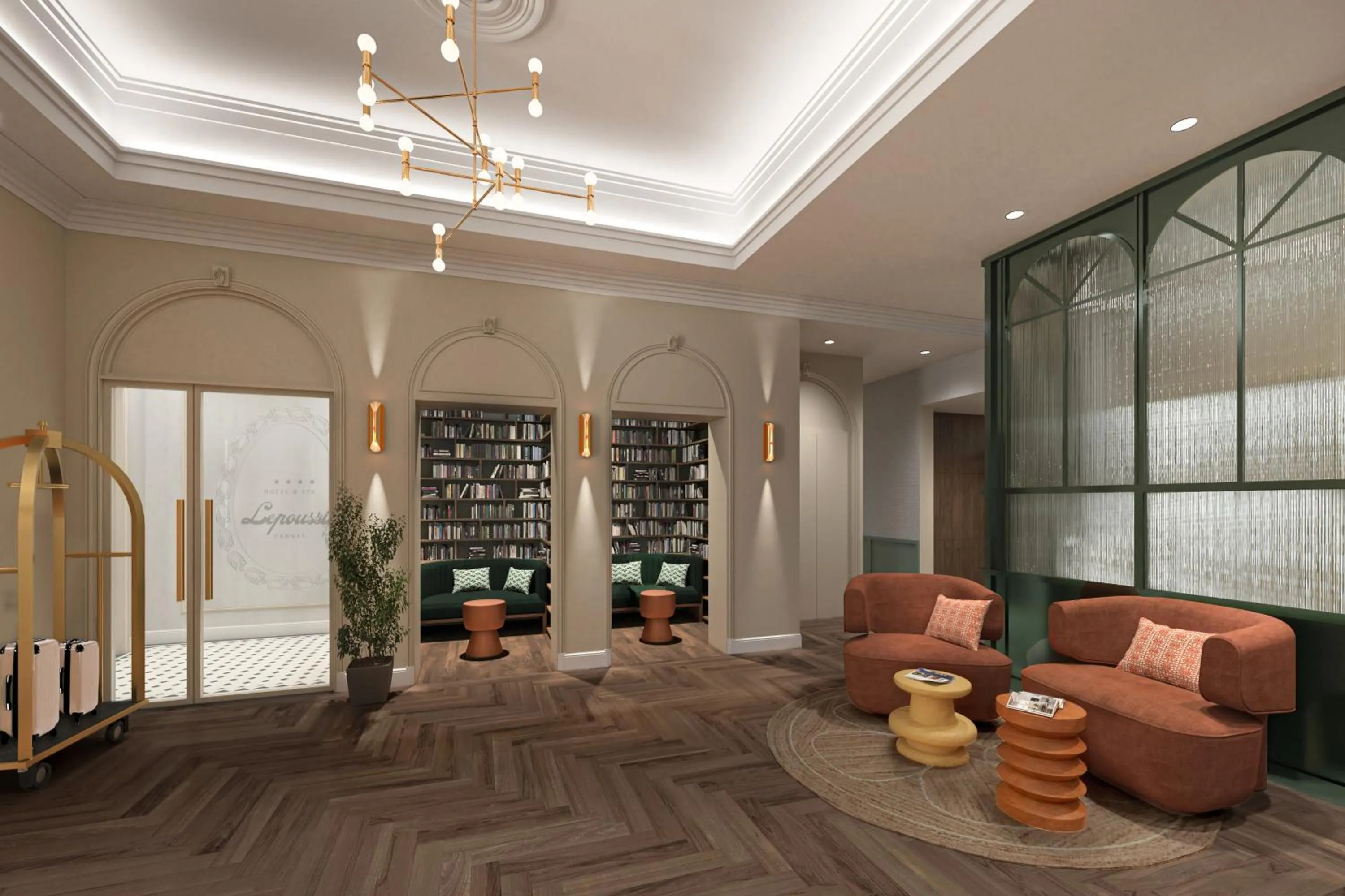 Living room in Hôtel Lepoussin