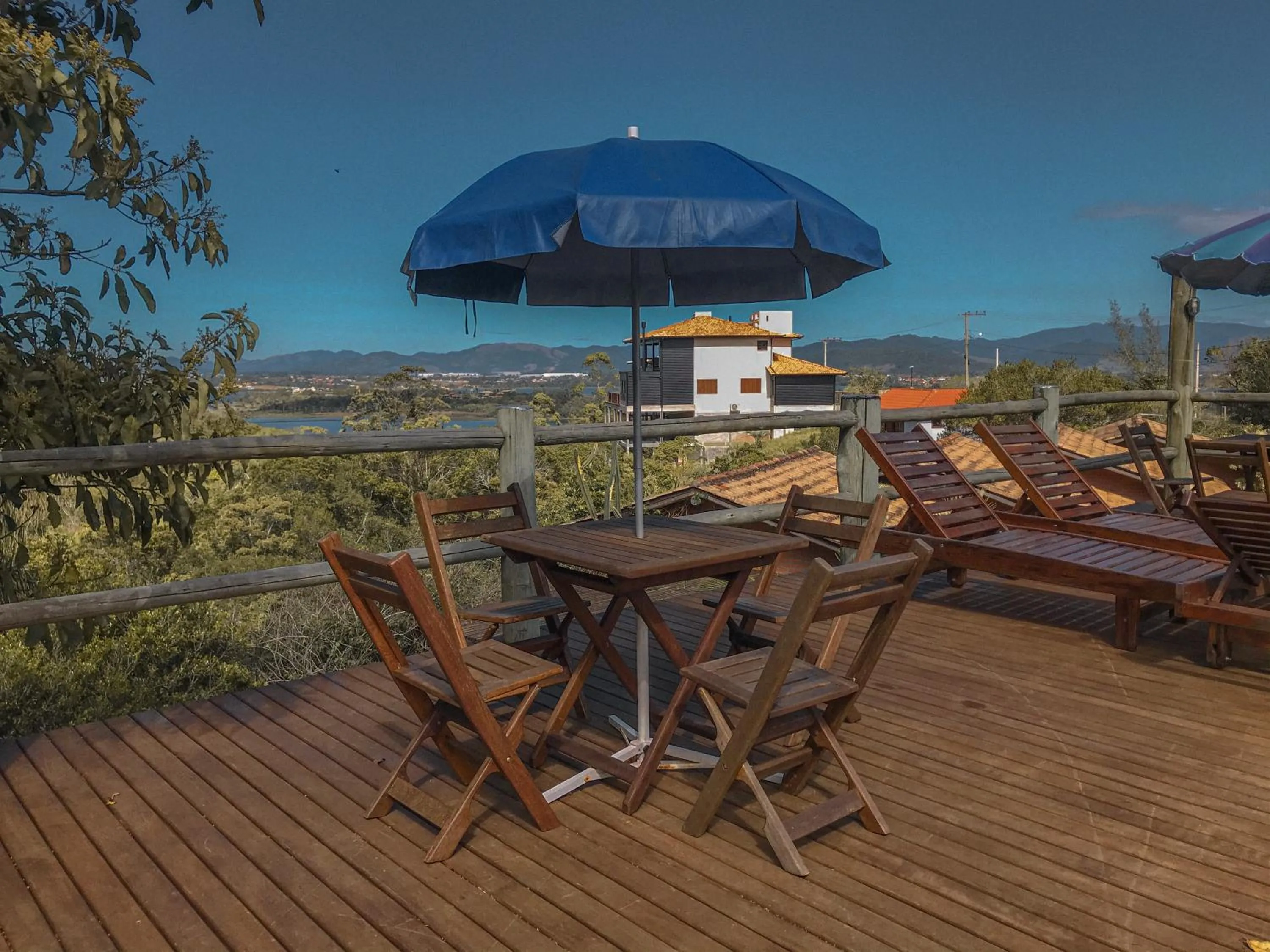 Pool view in Doce Cabana Pousada