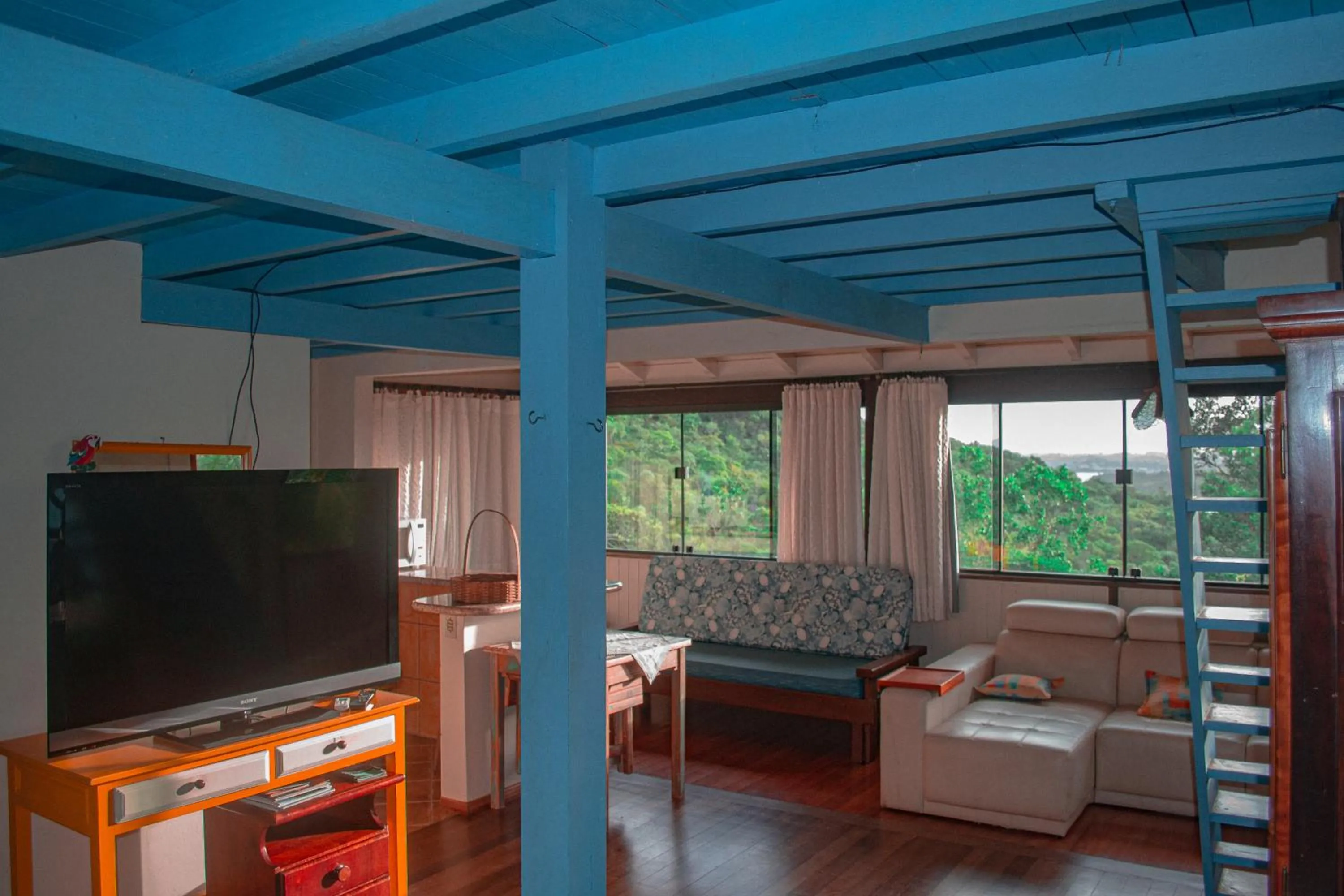 Living room in Doce Cabana Pousada
