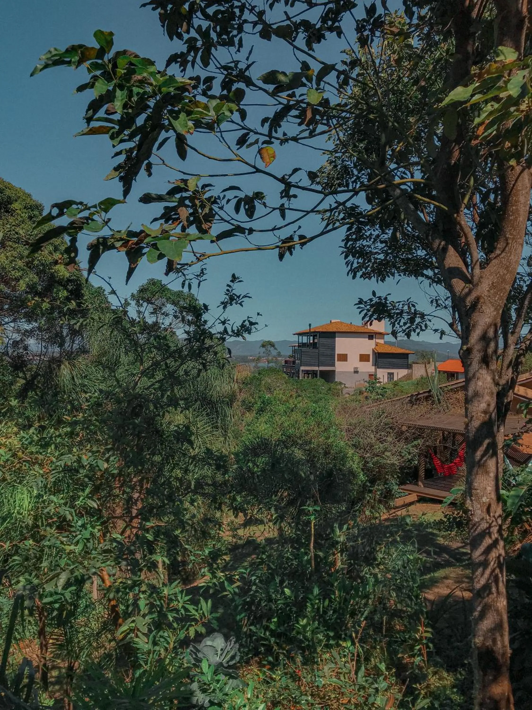 Garden view in Doce Cabana Pousada