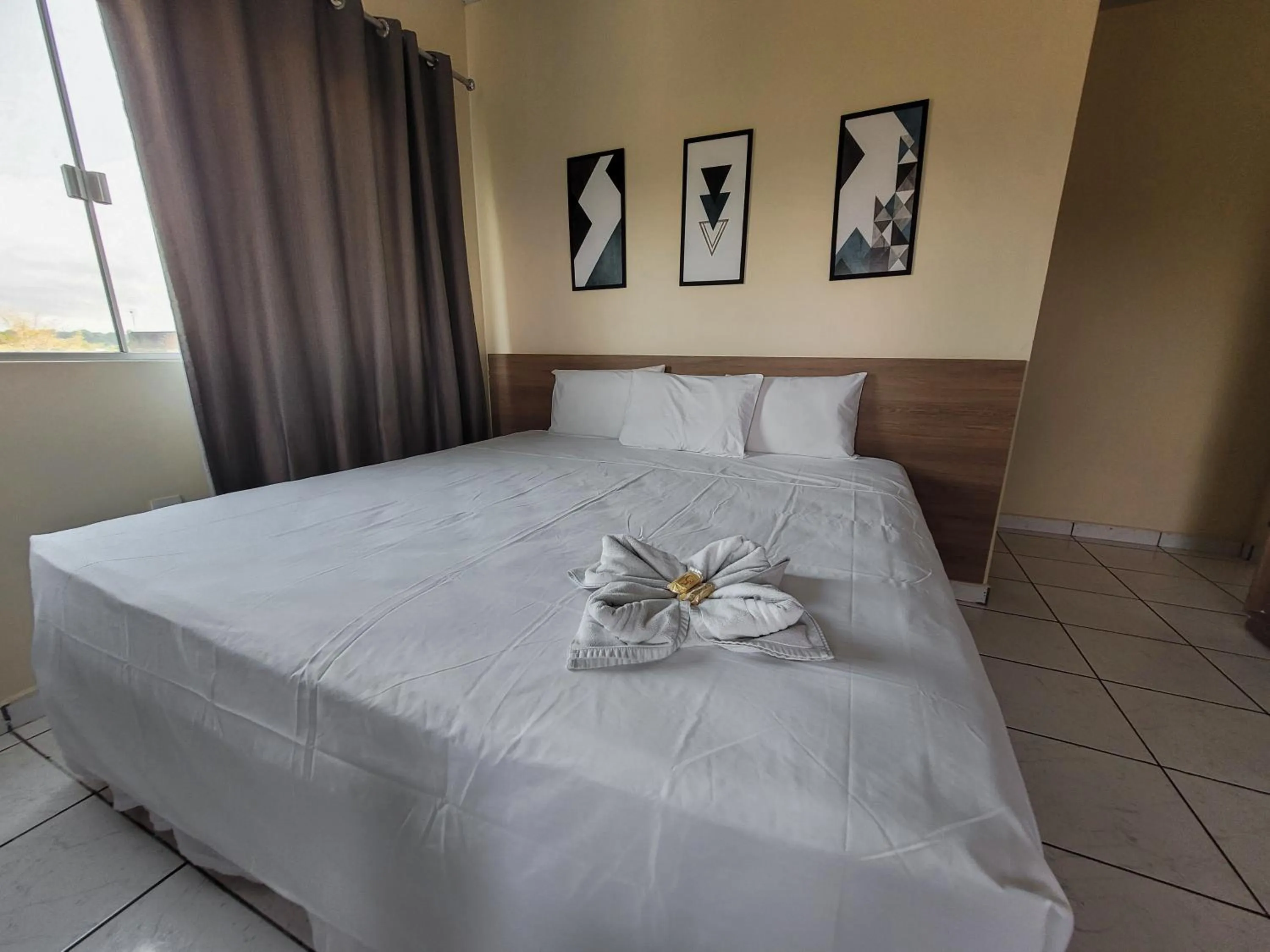 Bed in Hotel Floresta do Carajas