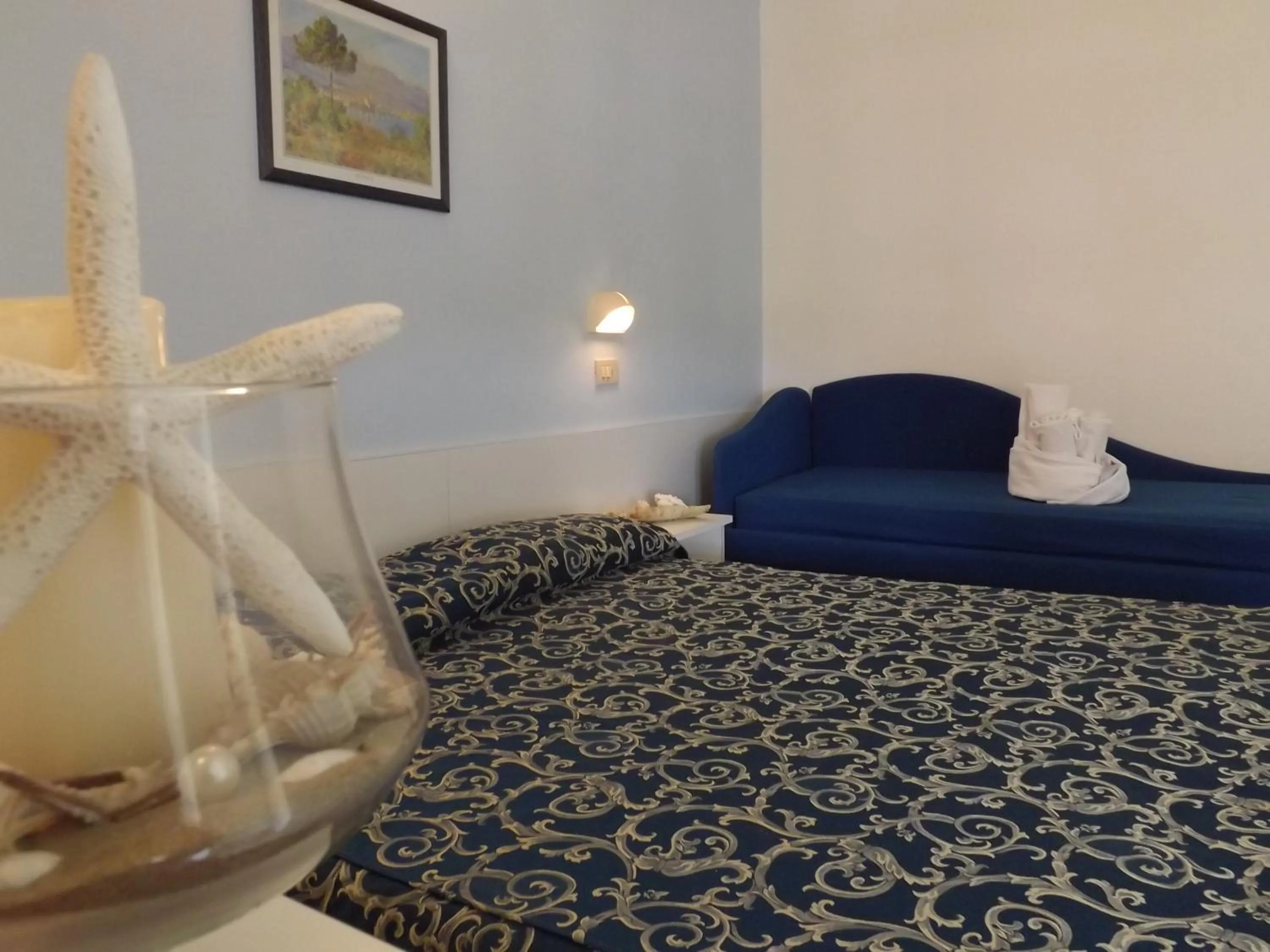 Decorative detail, Bed in Hotel Vasco