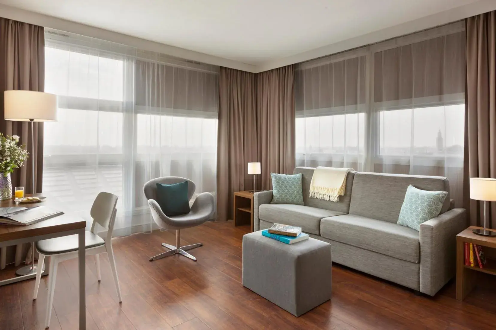 Living room in Citadines City Centre Lille Living room in Citadines City Centre Lille