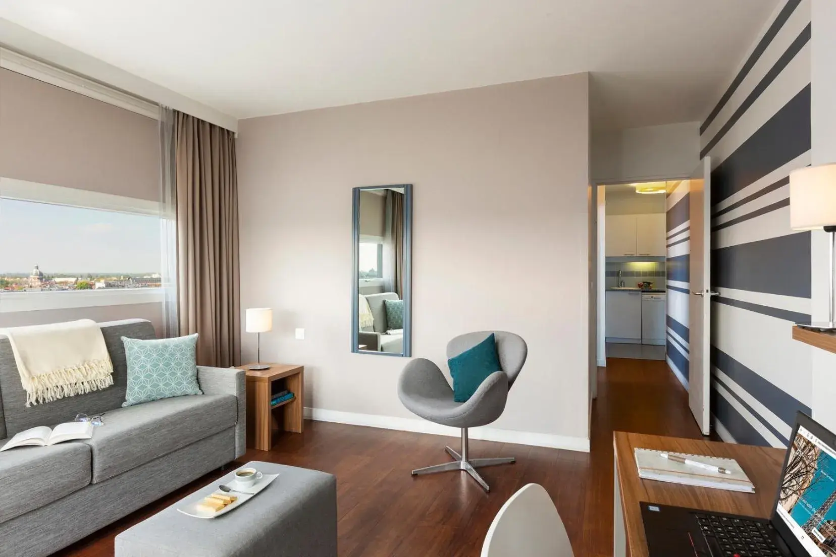 Living room in Citadines City Centre Lille Living room in Citadines City Centre Lille