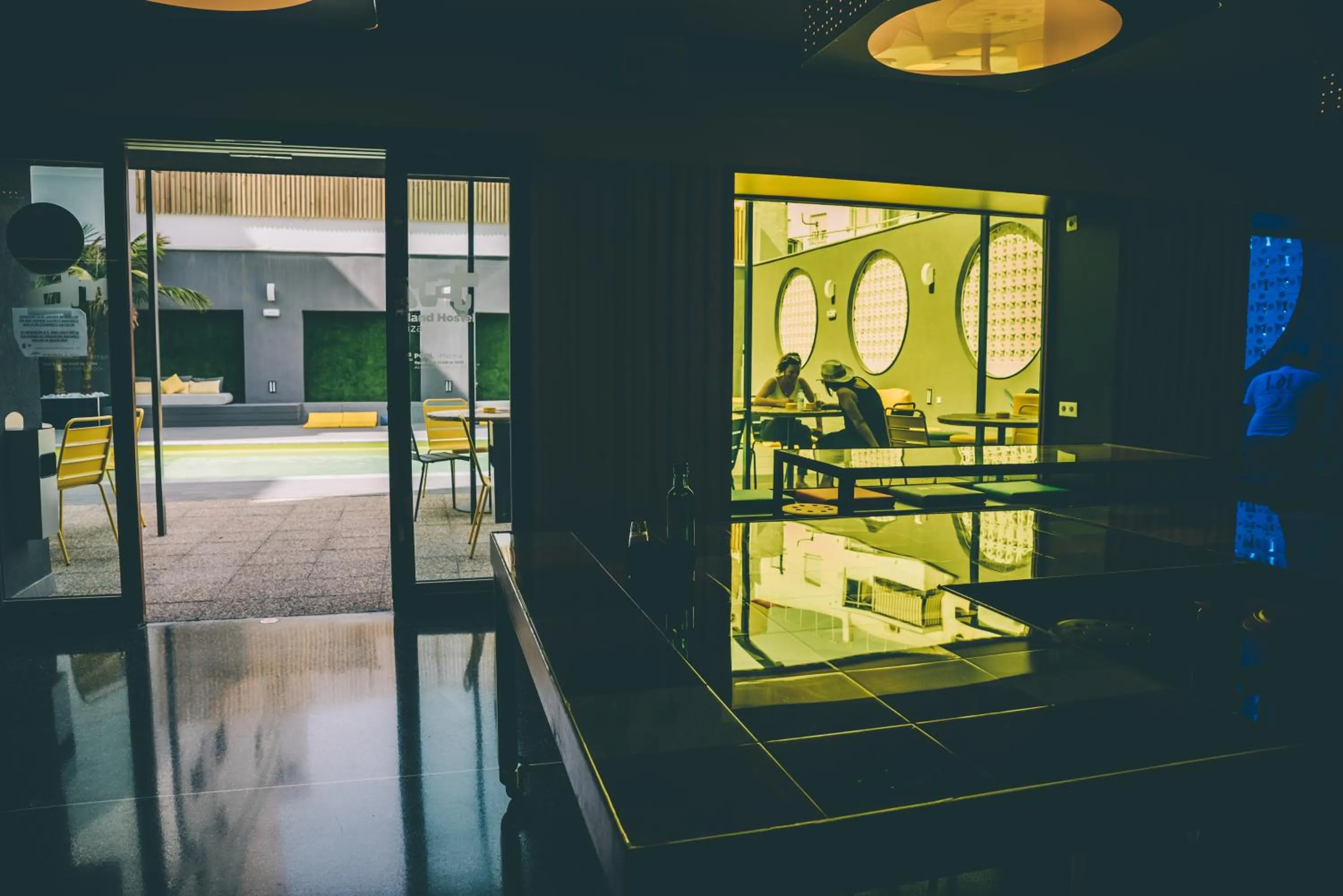 Balcony/Terrace in AMISTAT Island Hostel Ibiza - ALBERGUE JUVENIL