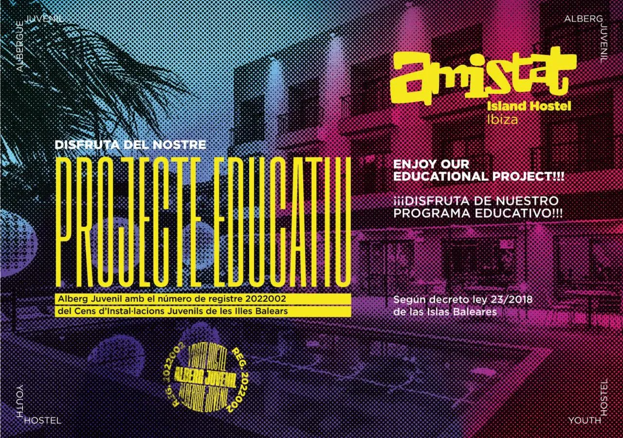 Property building in AMISTAT Island Hostel Ibiza - ALBERGUE JUVENIL