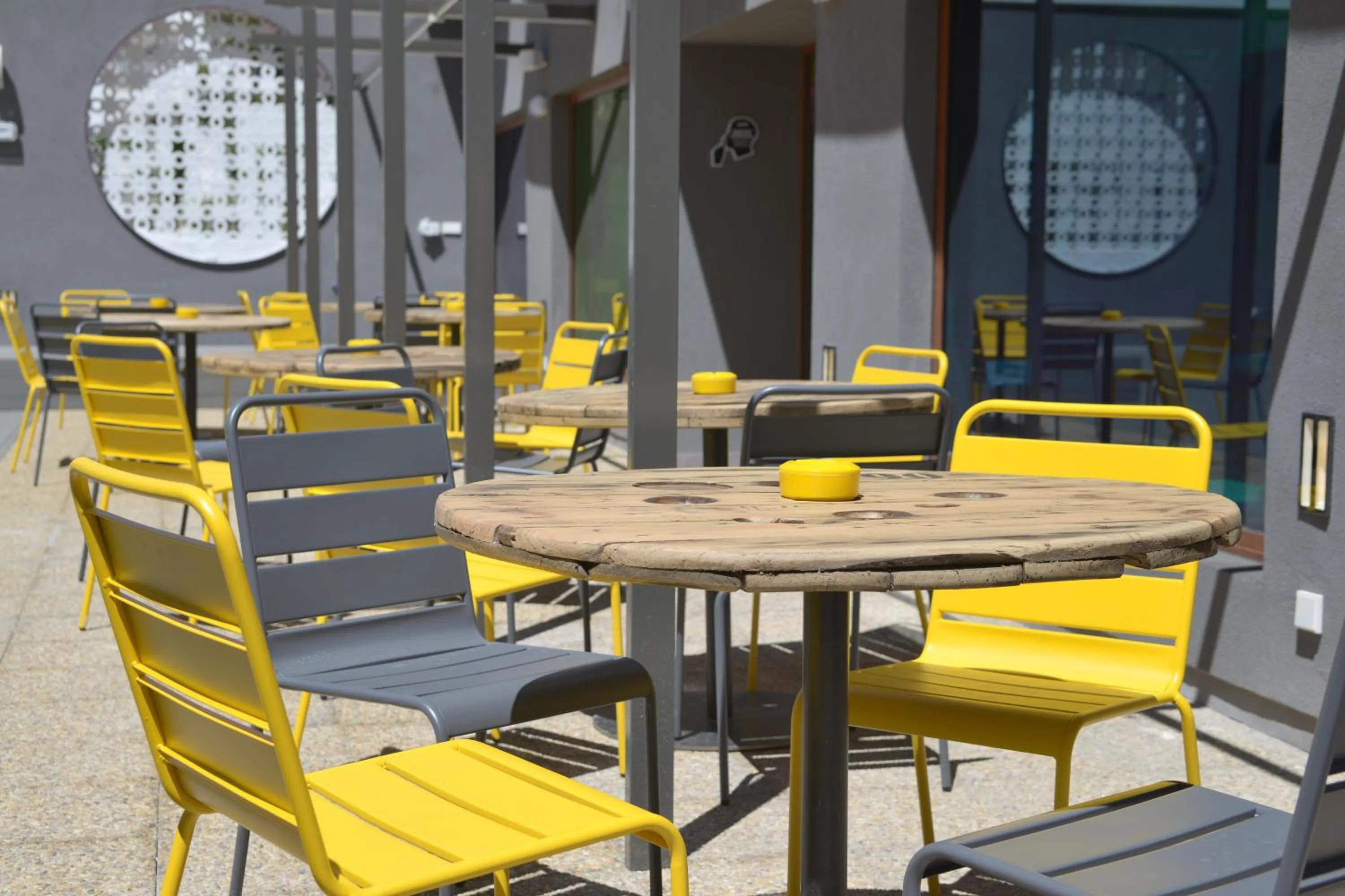 Balcony/Terrace in AMISTAT Island Hostel Ibiza - ALBERGUE JUVENIL