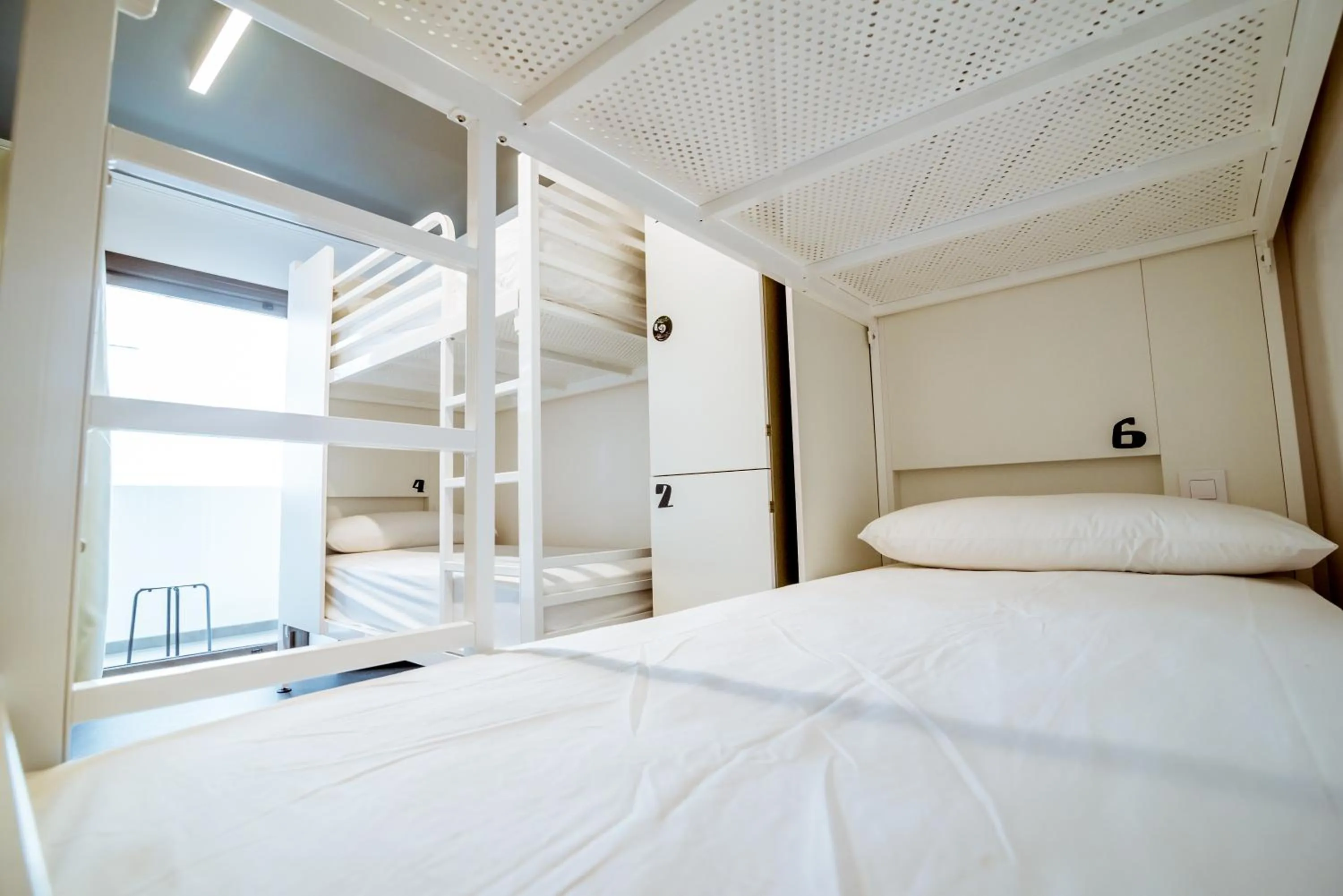 bunk bed, Bed in AMISTAT Island Hostel Ibiza - ALBERGUE JUVENIL