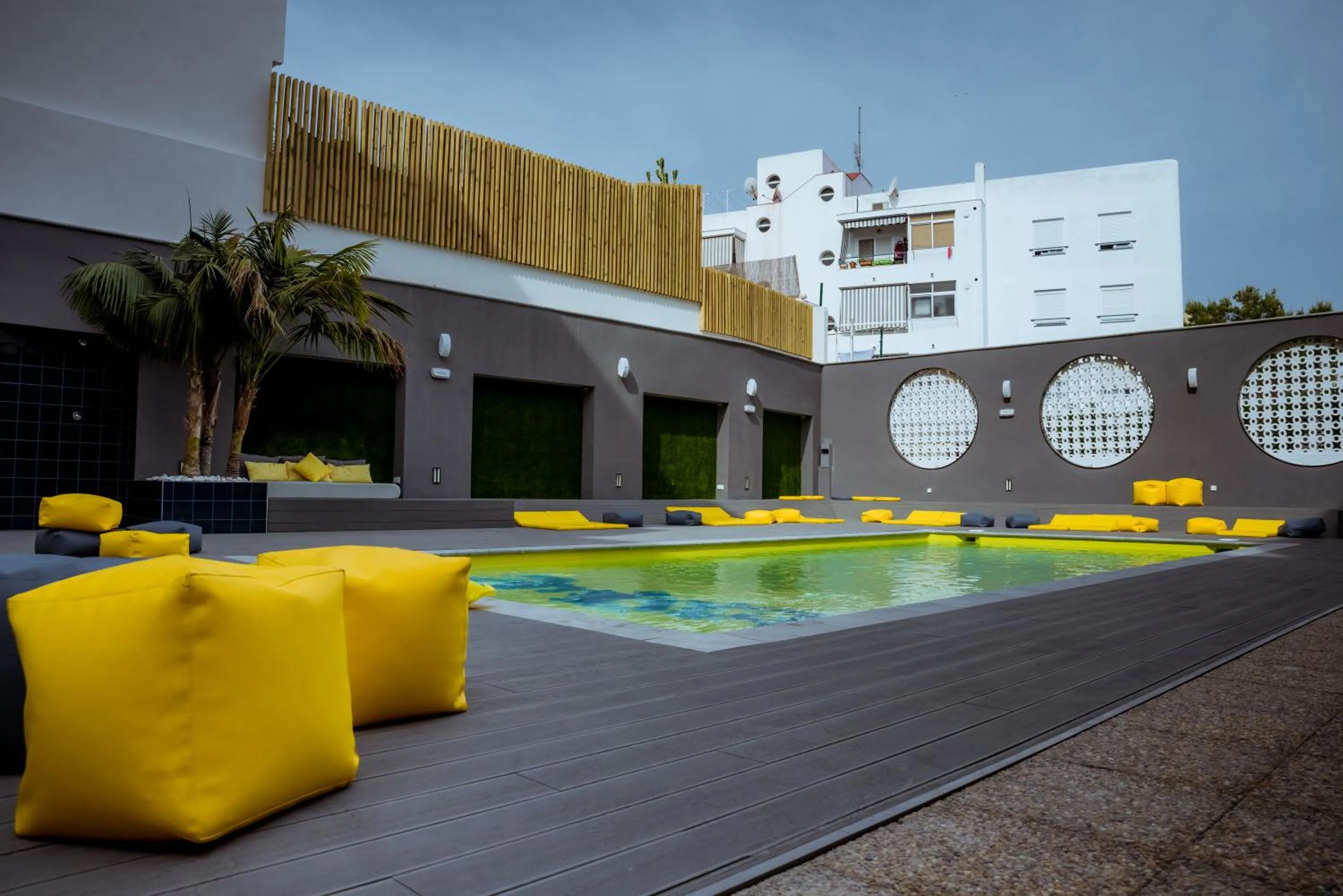 Swimming pool in AMISTAT Island Hostel Ibiza - ALBERGUE JUVENIL