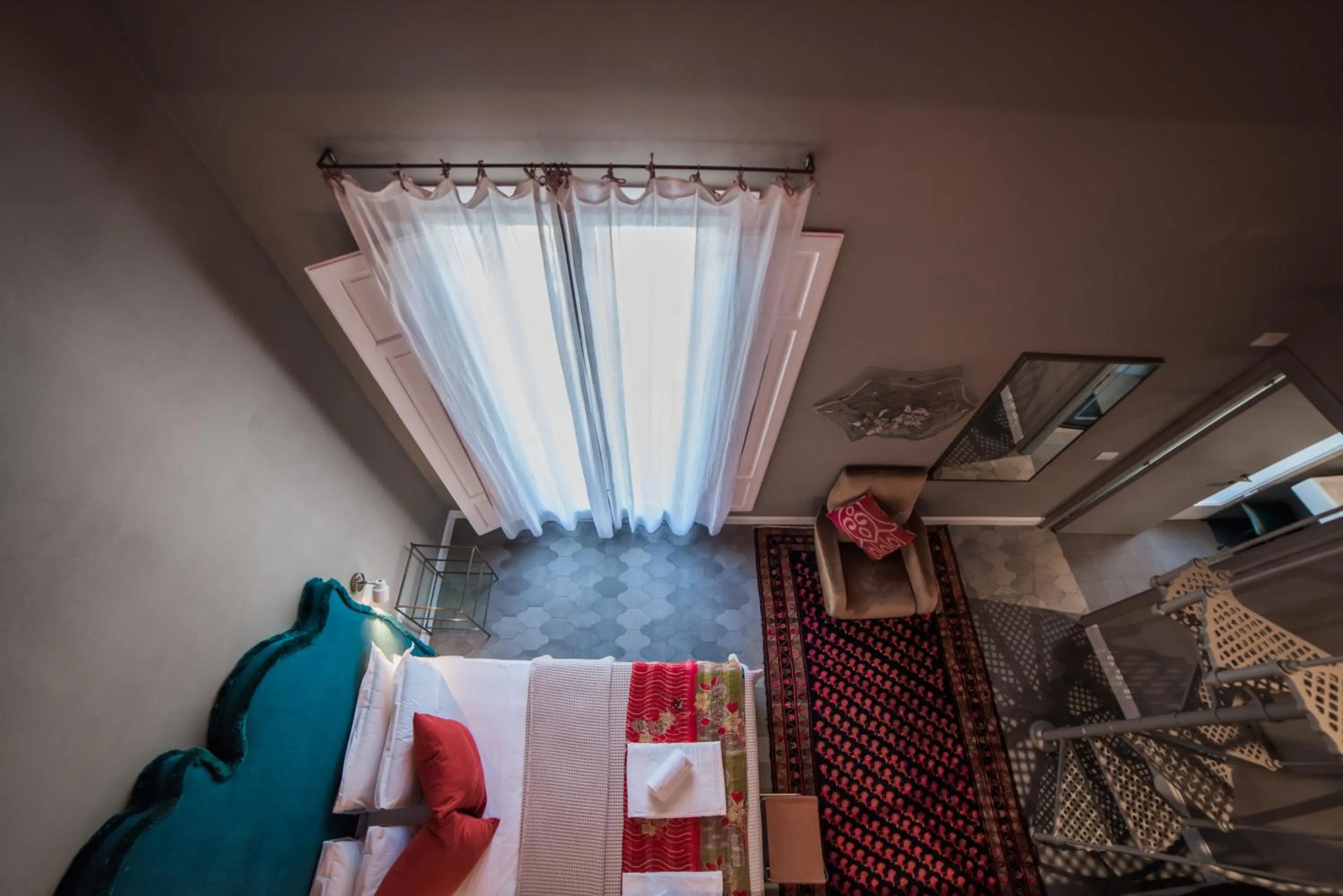 Photo of the whole room, Bed in La Fonderia Firenze