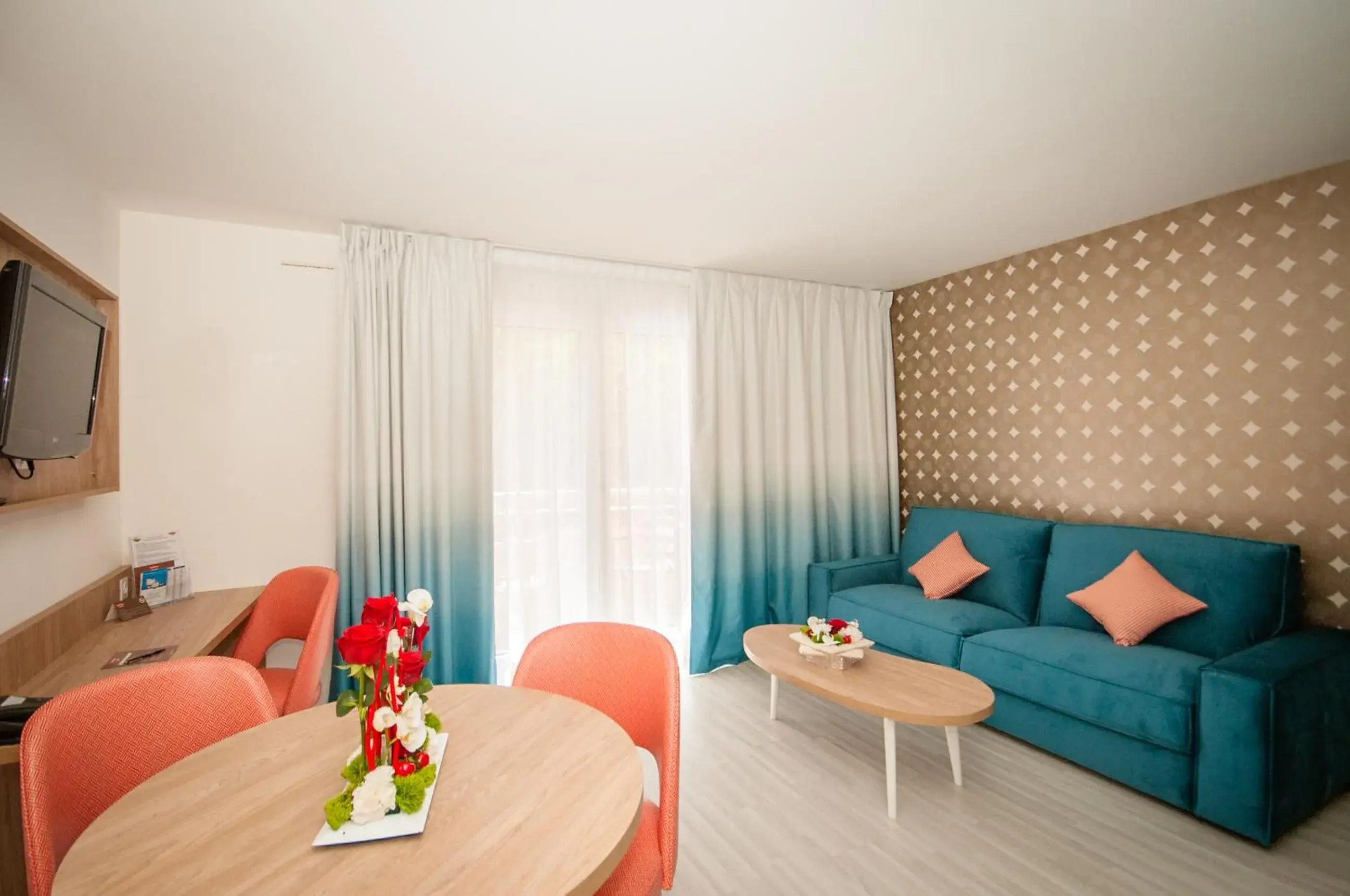 Living room in Residhome Nice Promenade Living room in Residhome Nice Promenade