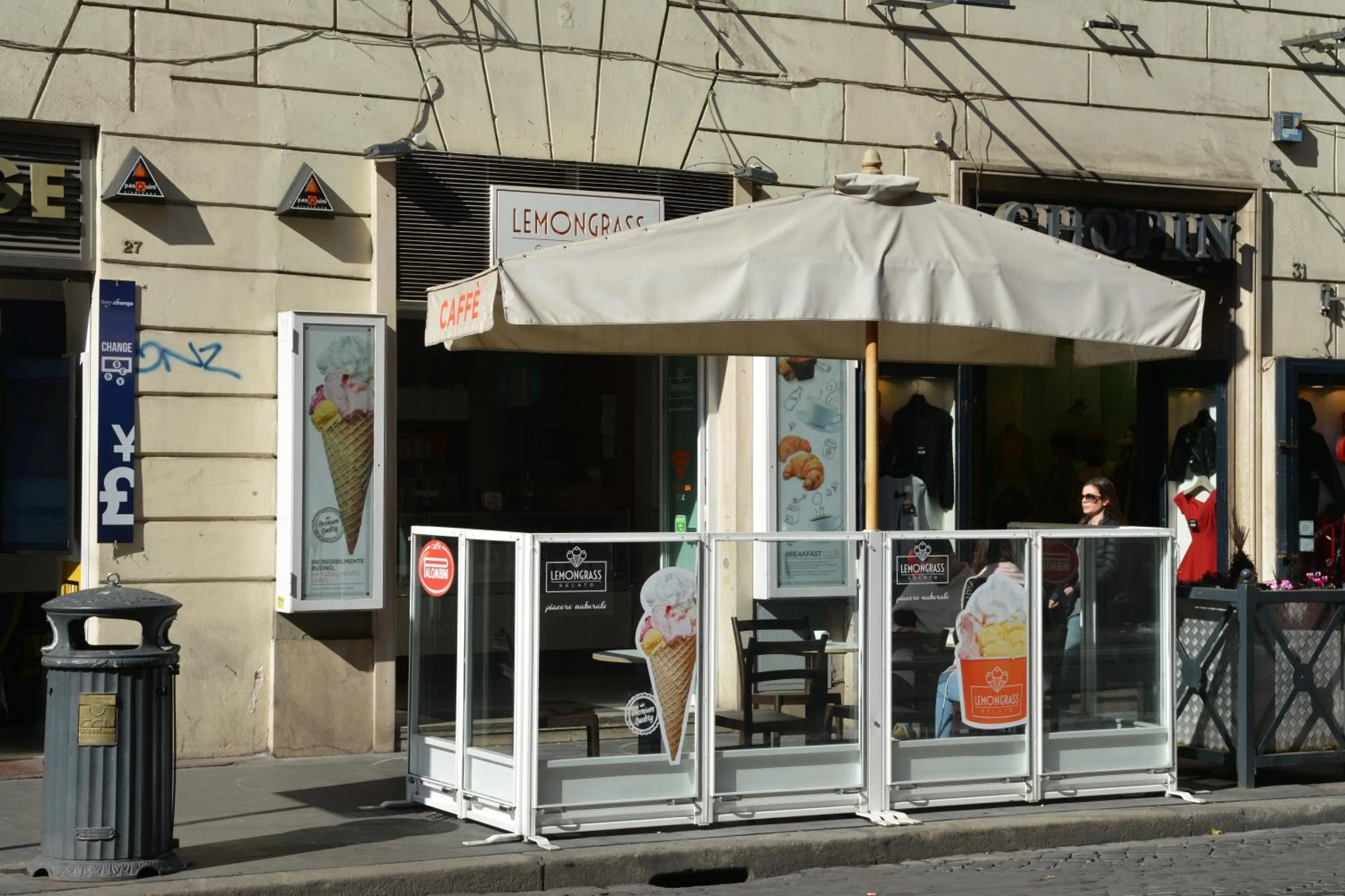 Italian breakfast in Room 91-S. Peter