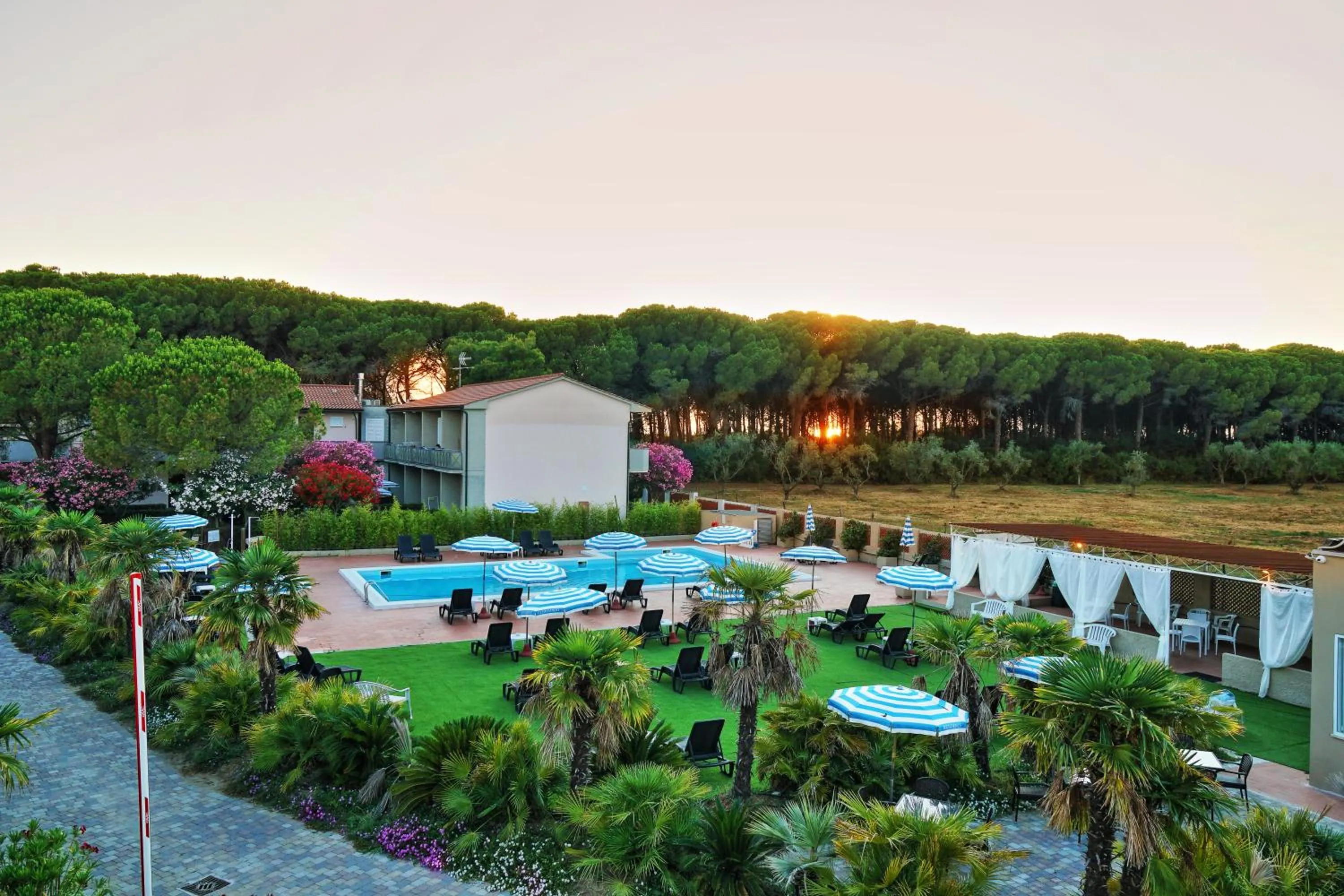 Bird's eye view in Oleandri Suite Hotel