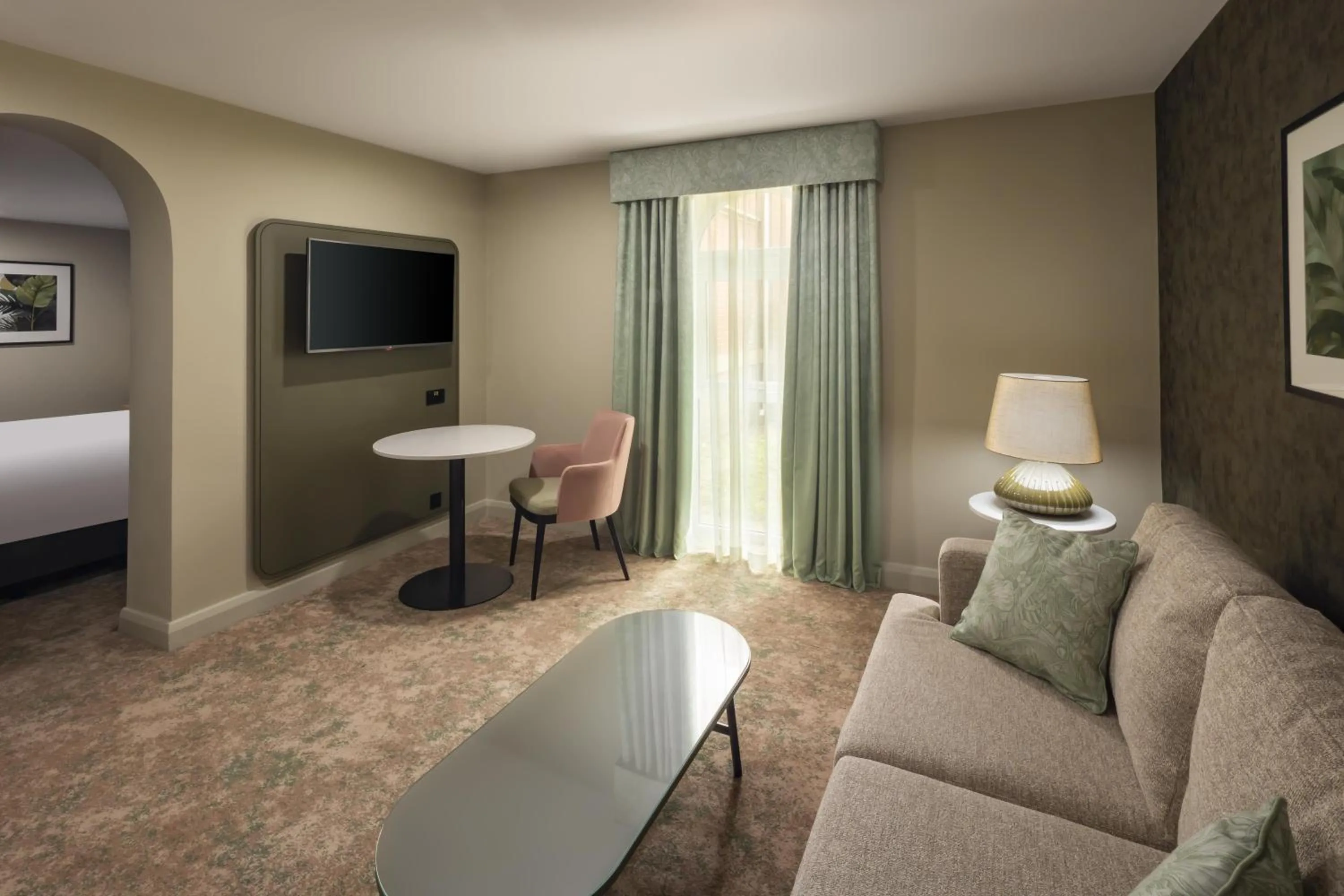 Living room in DoubleTree by Hilton Chester