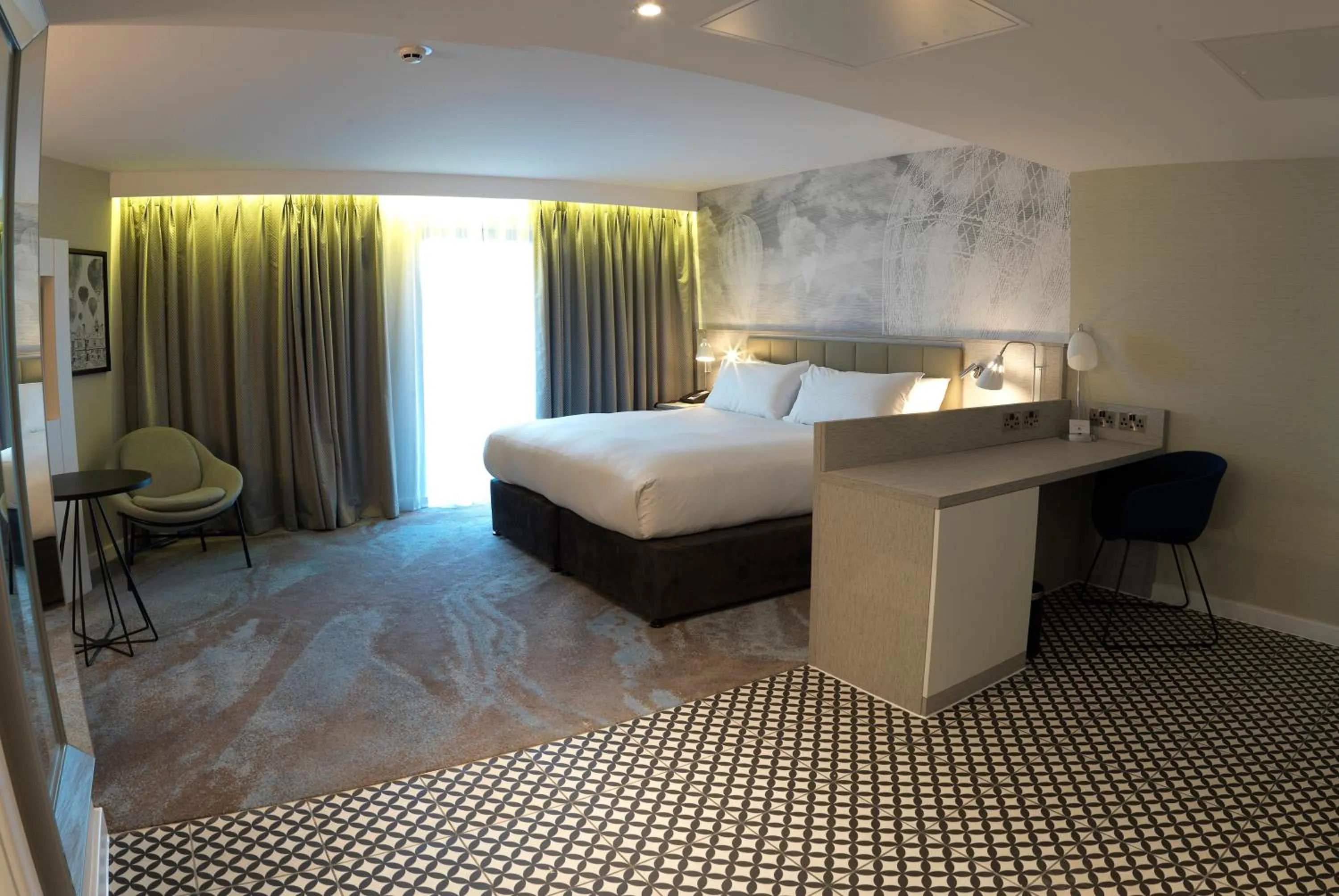 Bedroom, Bed in DoubleTree by Hilton Chester