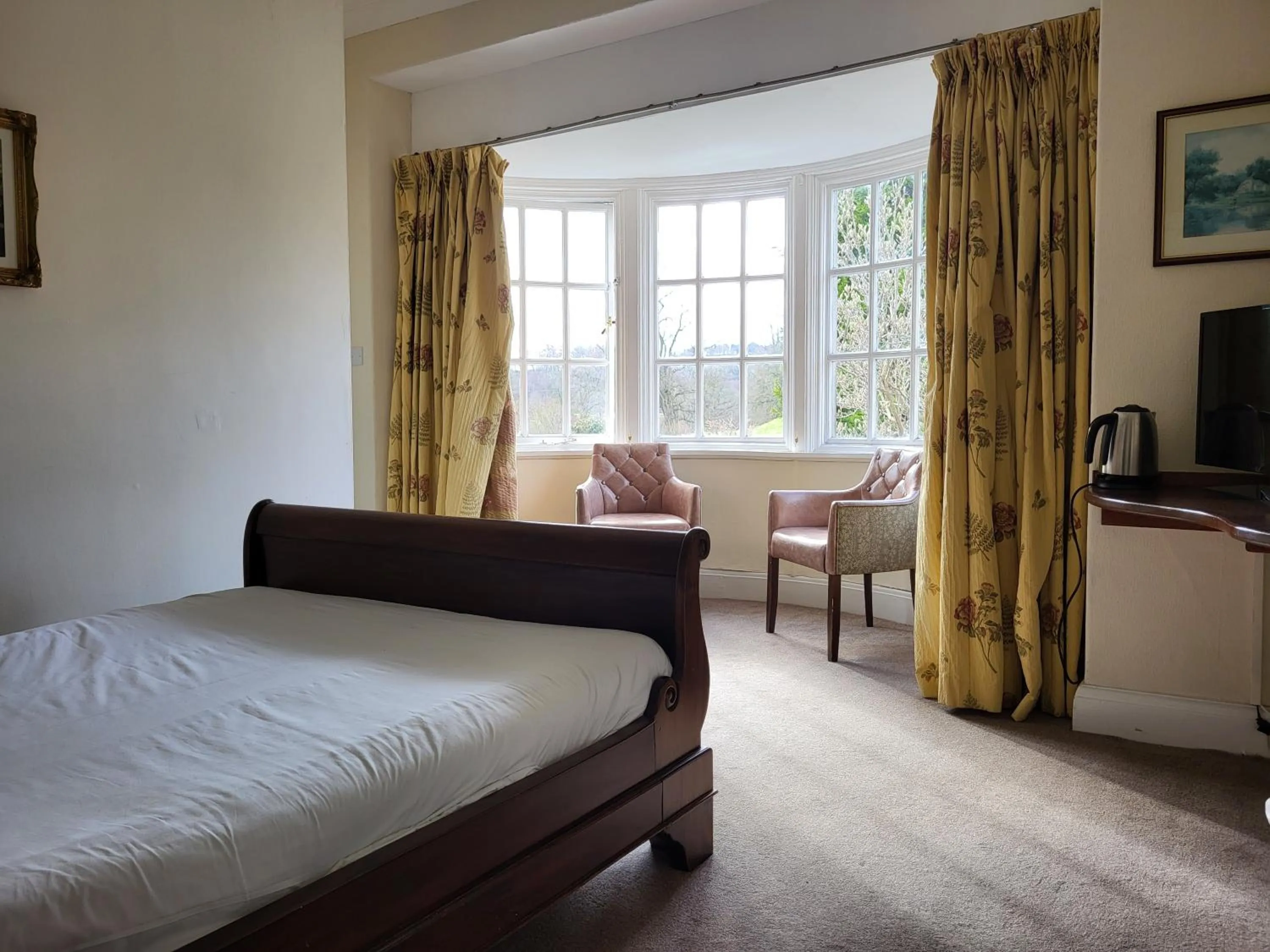 Bedroom, Bed in Hall Garth Hotel Darlington, Sure Hotel Collection by BW