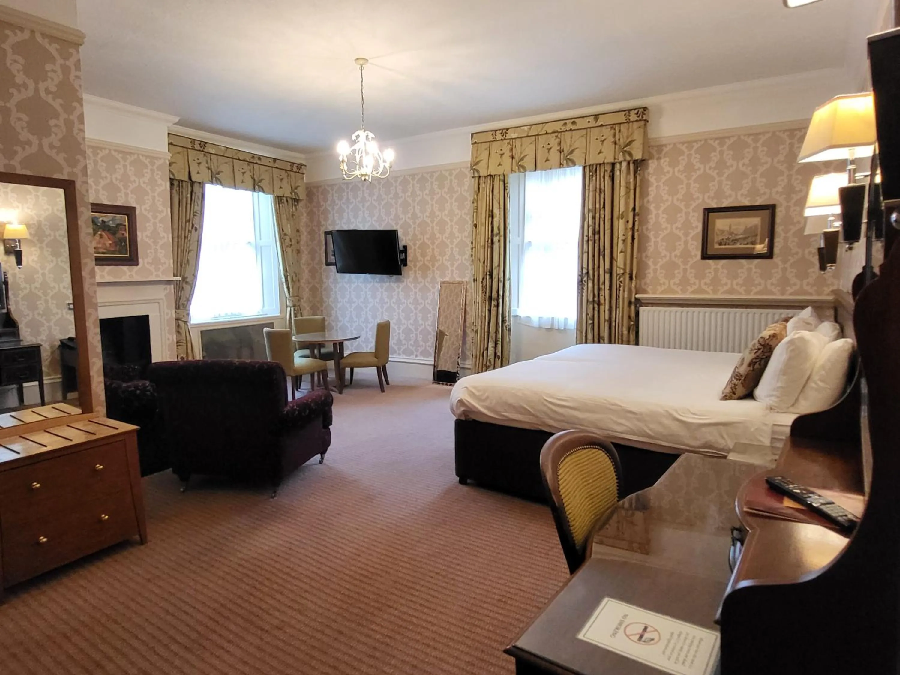 Bedroom, Bed in Hall Garth Hotel Darlington, Sure Hotel Collection by BW