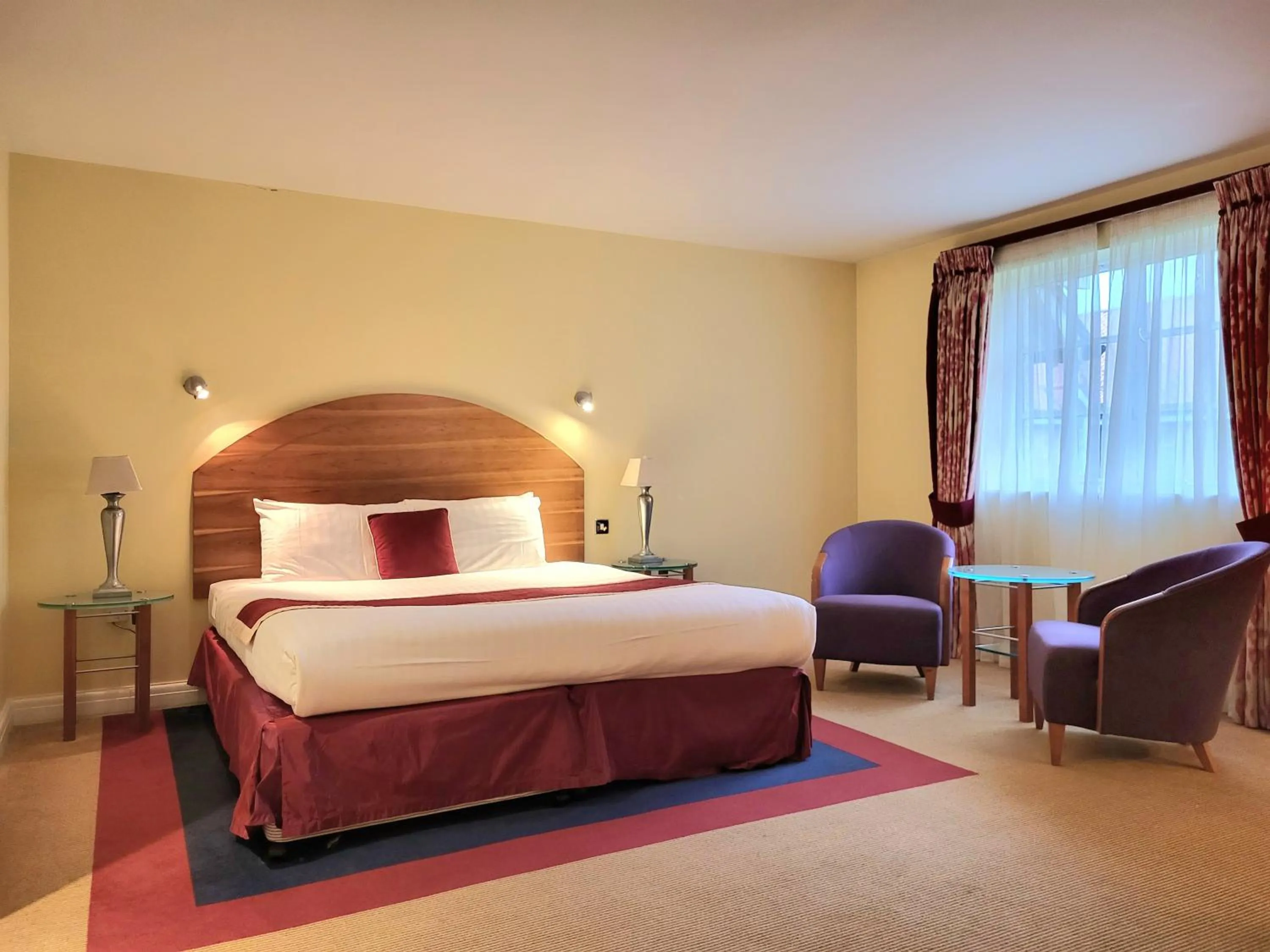 Bedroom, Bed in Hall Garth Hotel Darlington, Sure Hotel Collection by BW