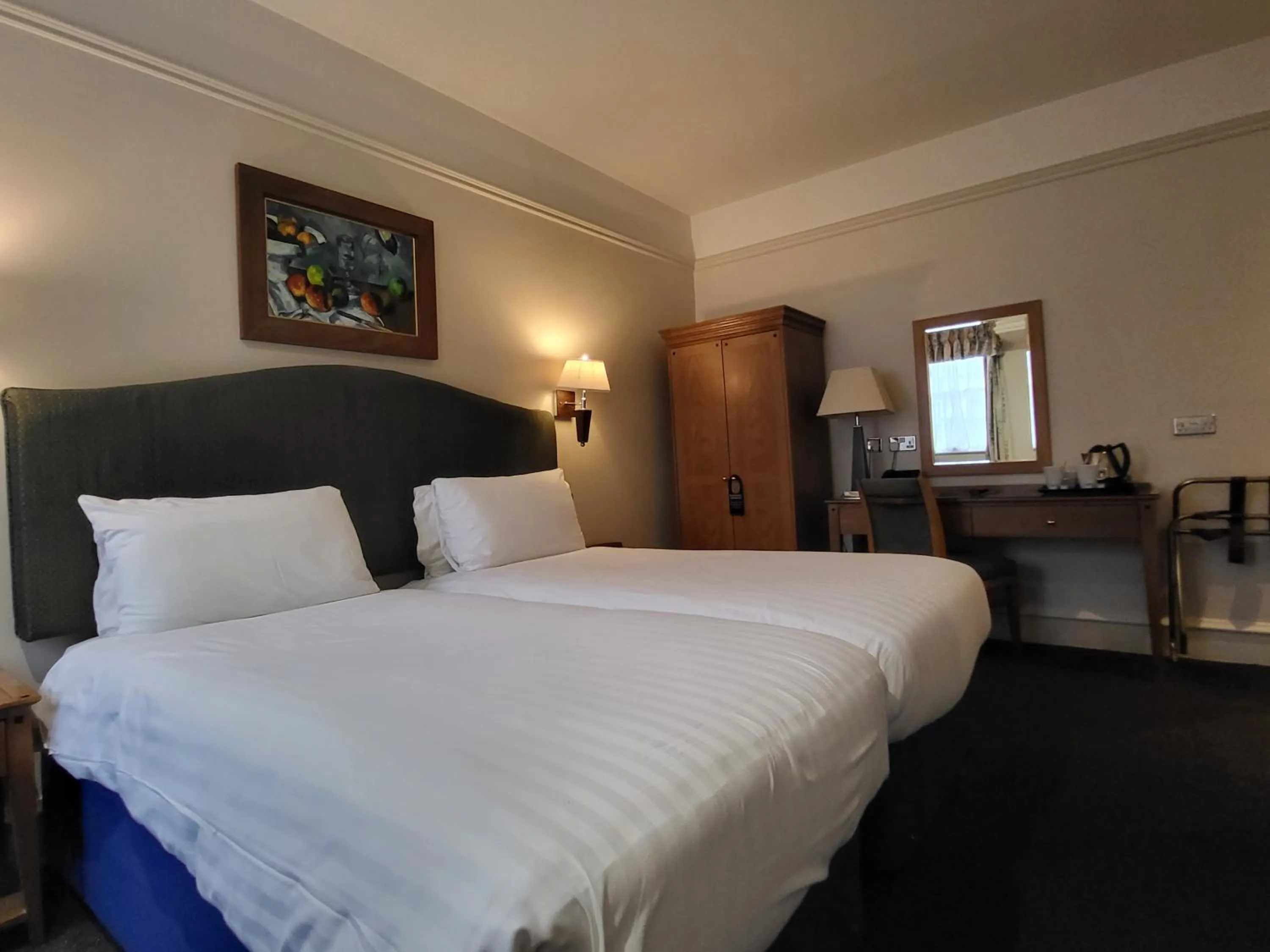 Bedroom, Bed in Hall Garth Hotel Darlington, Sure Hotel Collection by BW