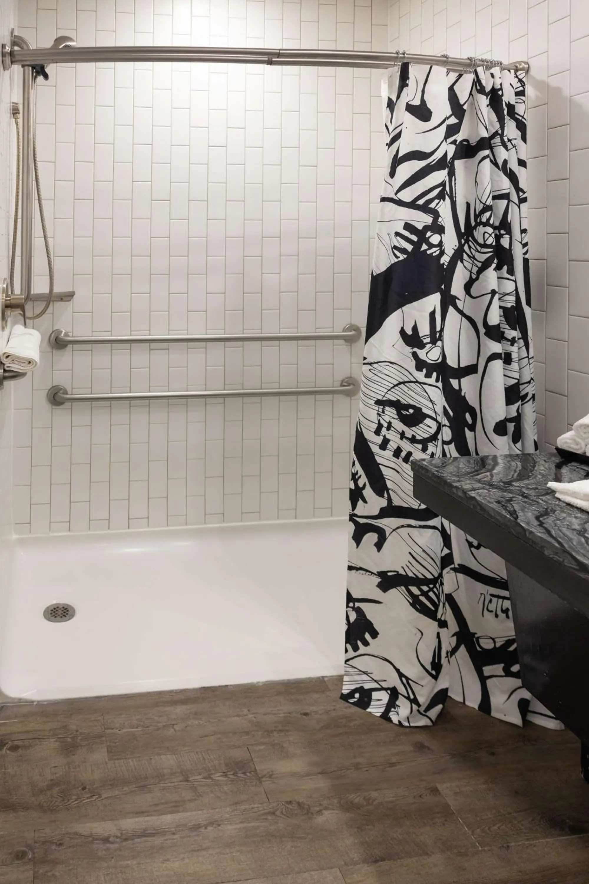 Bathroom in Lorenzo Hotel Dallas, Tapestry Collection by Hilton