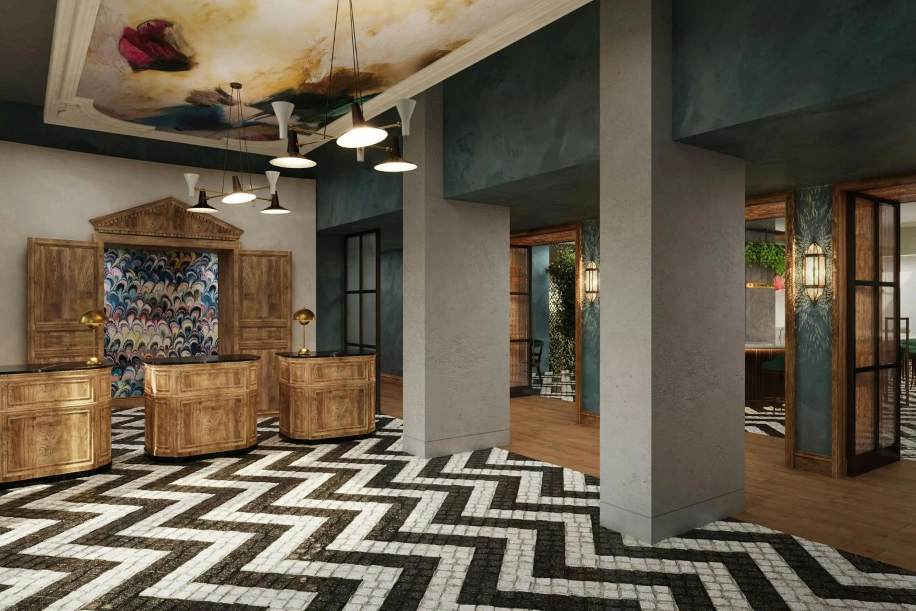 Lobby or reception in Hyde & Seek, London Hyde Park, a Tribute Portfolio Hotel