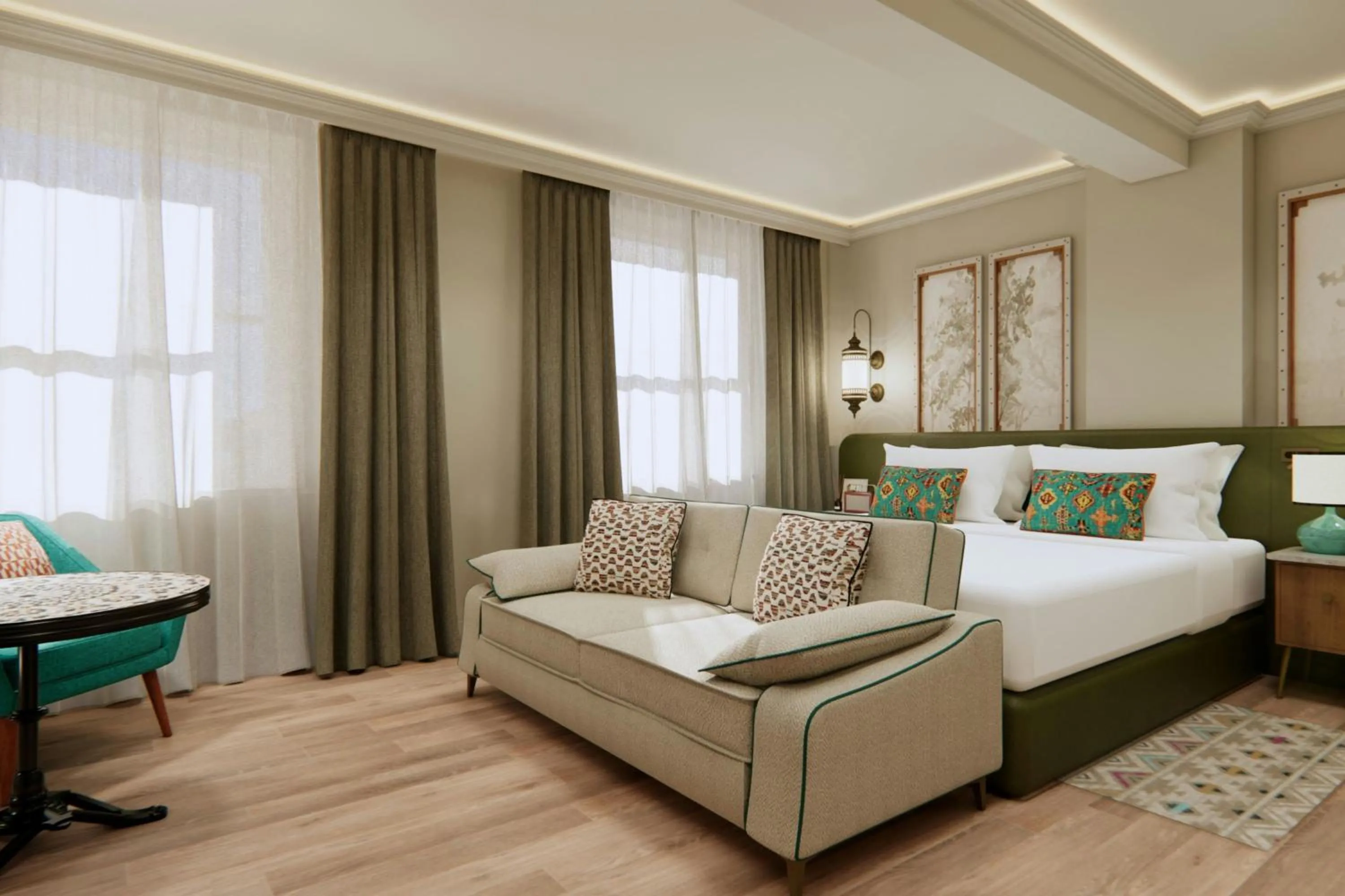 Photo of the whole room, Bed in Hyde & Seek, London Hyde Park, a Tribute Portfolio Hotel