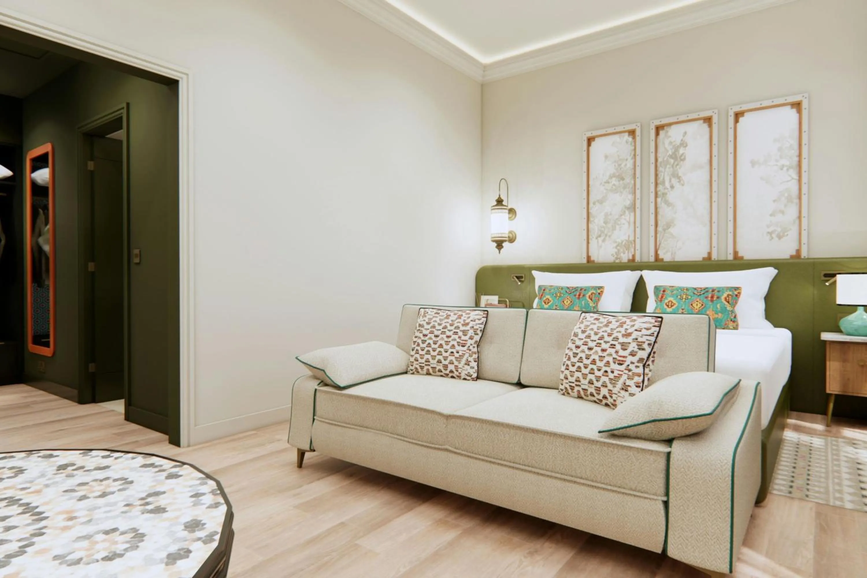 Photo of the whole room, Bed in Hyde & Seek, London Hyde Park, a Tribute Portfolio Hotel