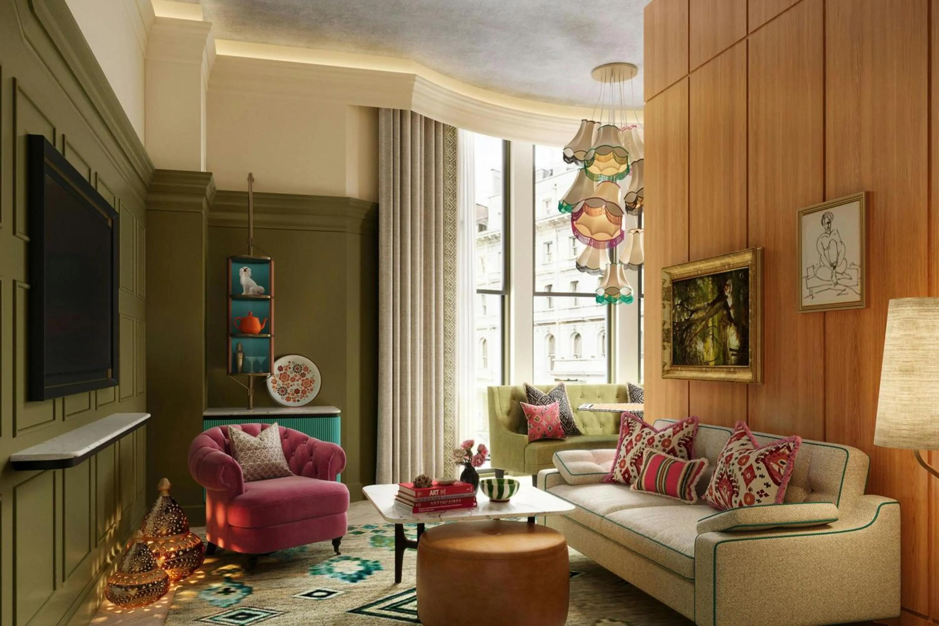 Lounge or bar in Hyde & Seek, London Hyde Park, a Tribute Portfolio Hotel