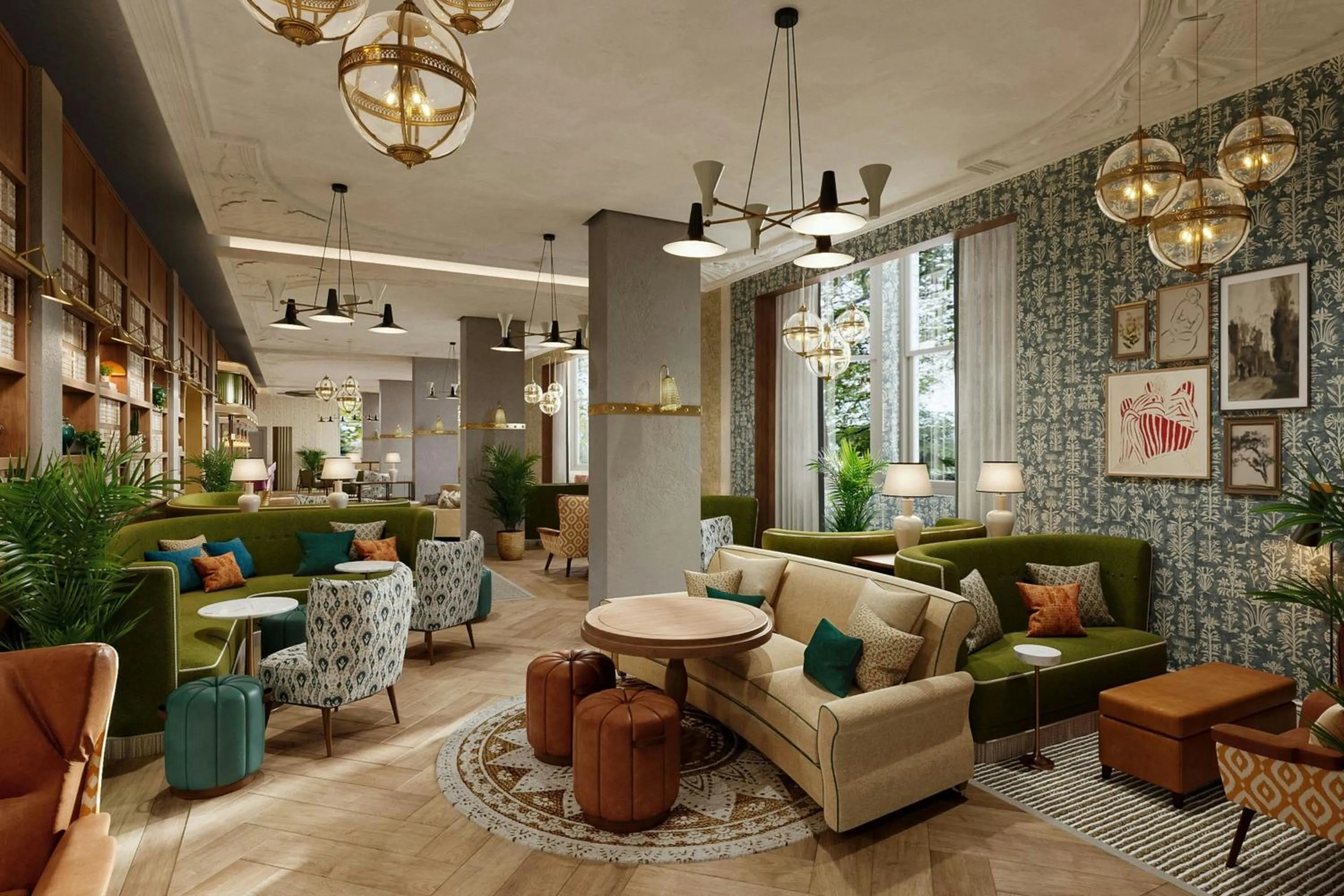 Lounge or bar in Hyde & Seek, London Hyde Park, a Tribute Portfolio Hotel
