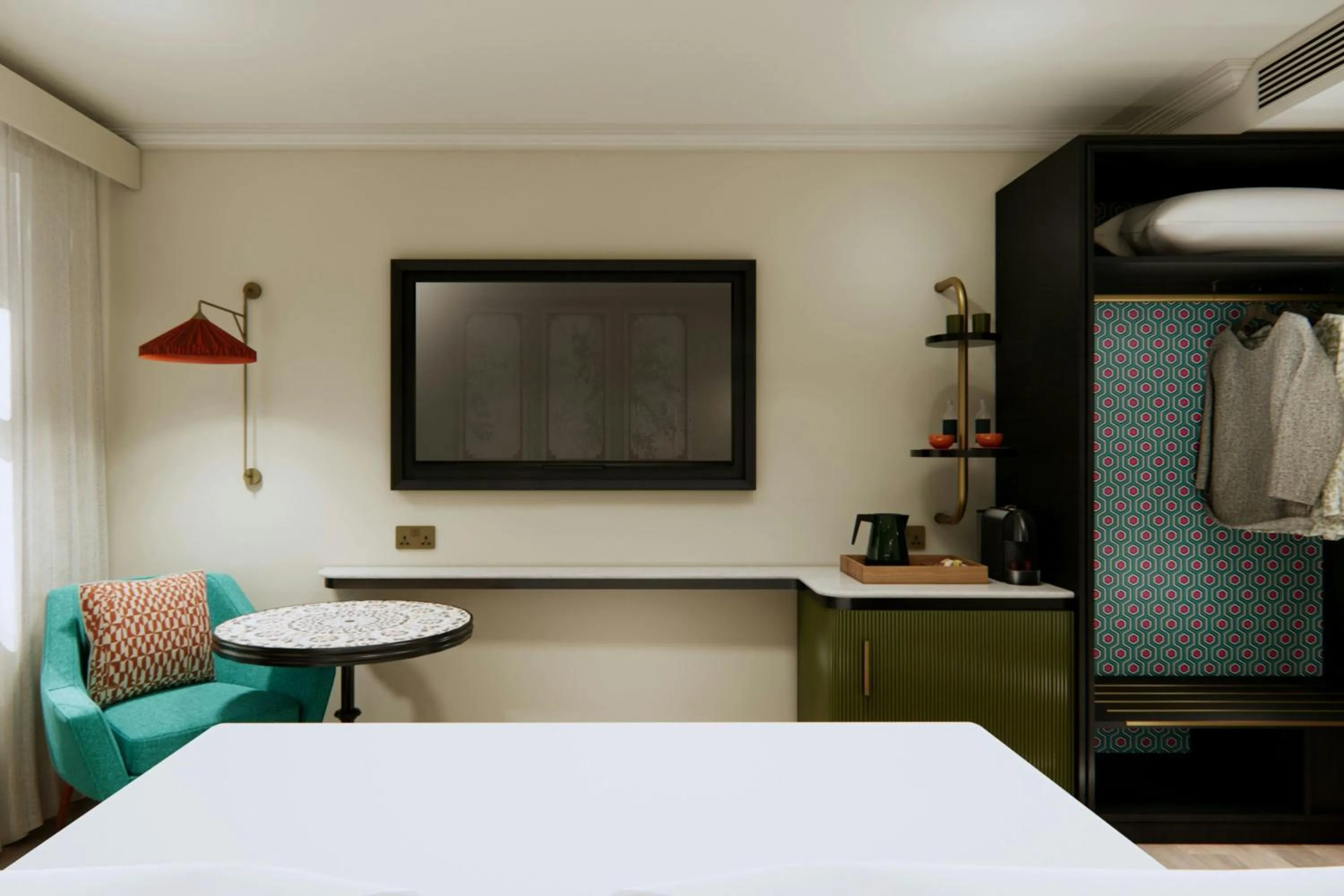 Photo of the whole room, Bed in Hyde & Seek, London Hyde Park, a Tribute Portfolio Hotel
