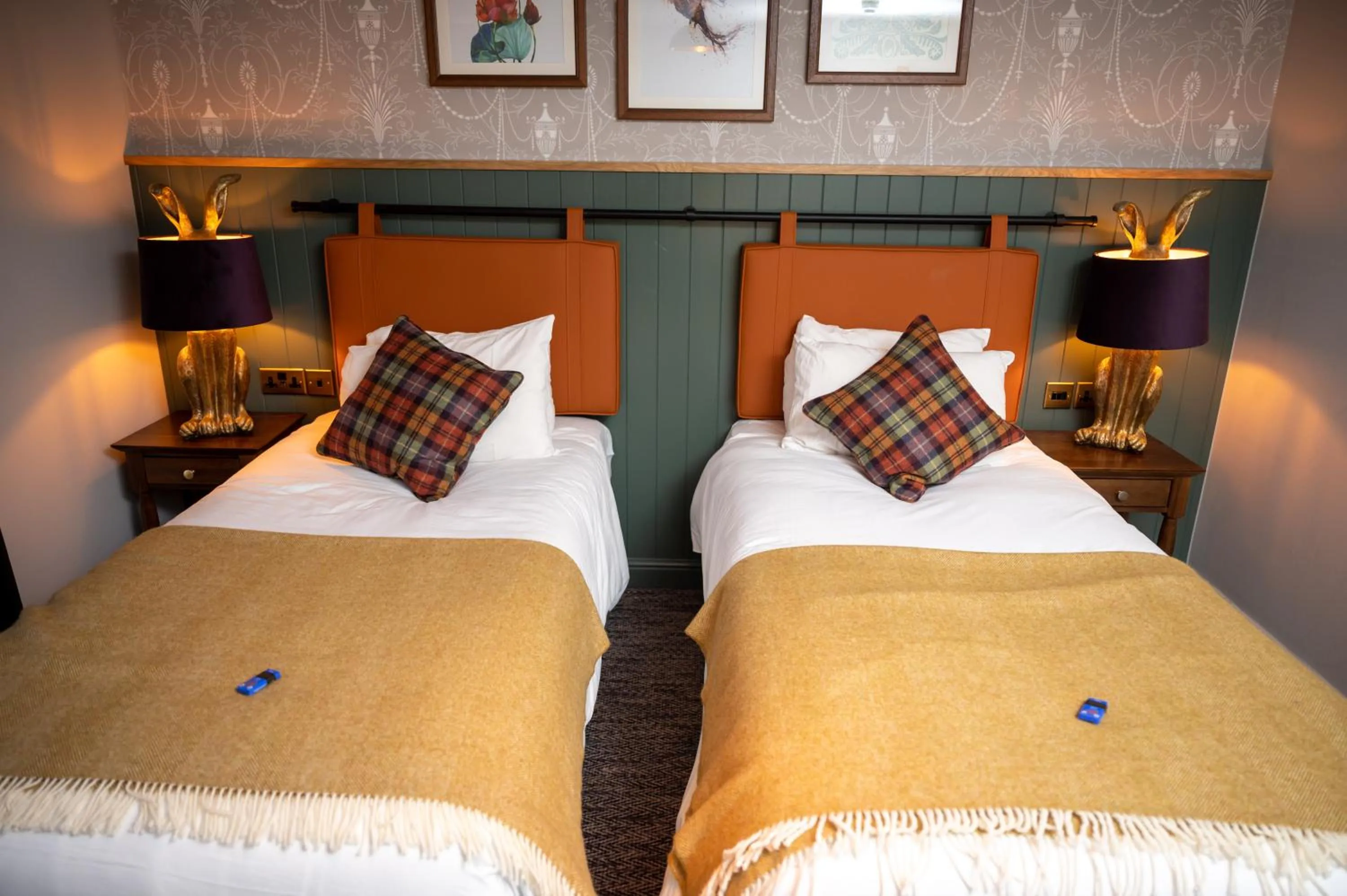 Bedroom, Bed in Green Man by Chef & Brewer Collection