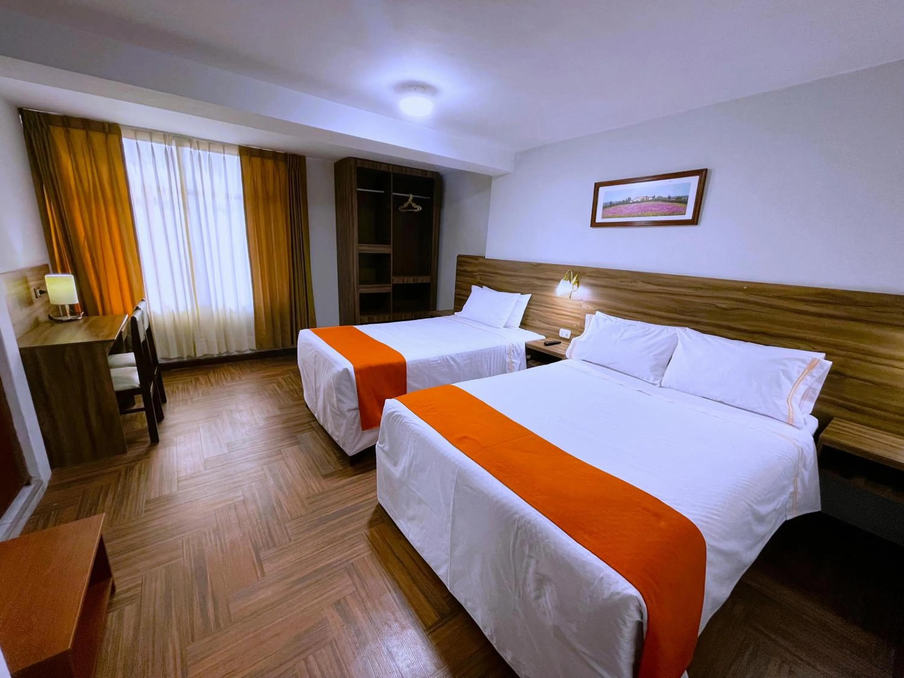 TV and multimedia, Bed in Hotel Plaza San Antonio Arequipa