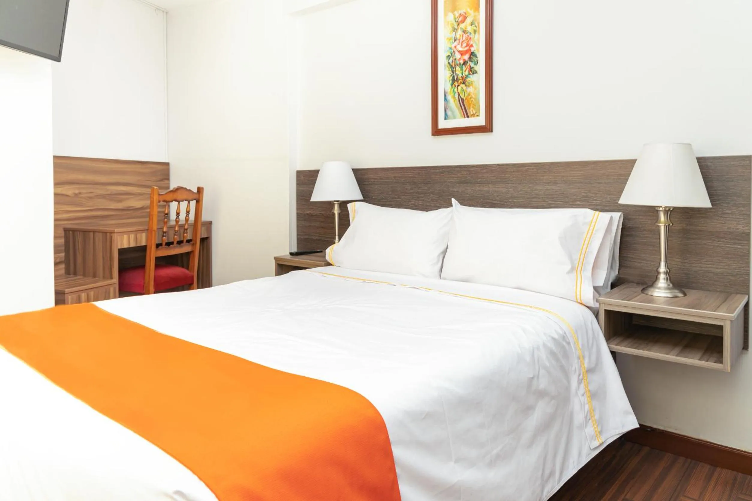 Bed in Hotel Plaza San Antonio Arequipa