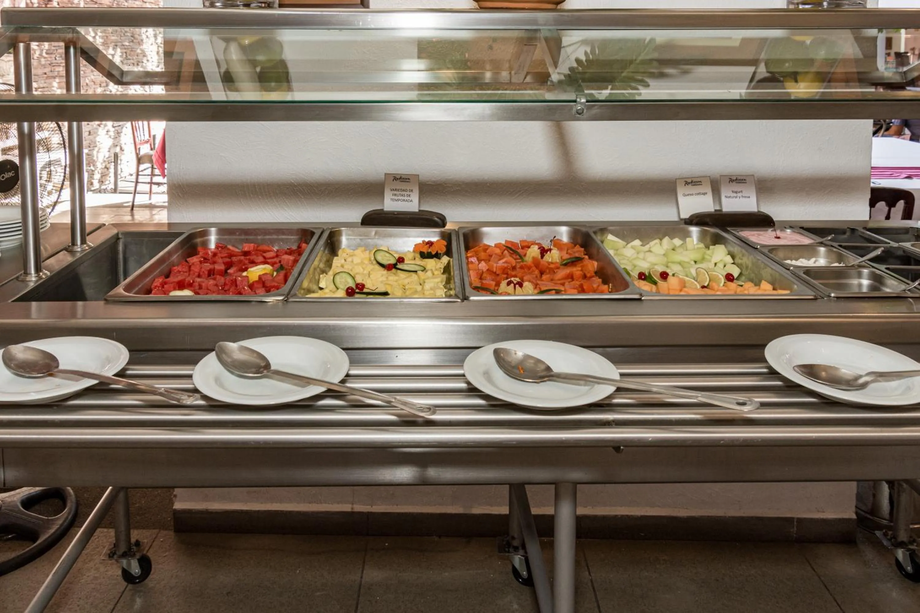 Buffet breakfast in Radisson Hotel Cuernavaca