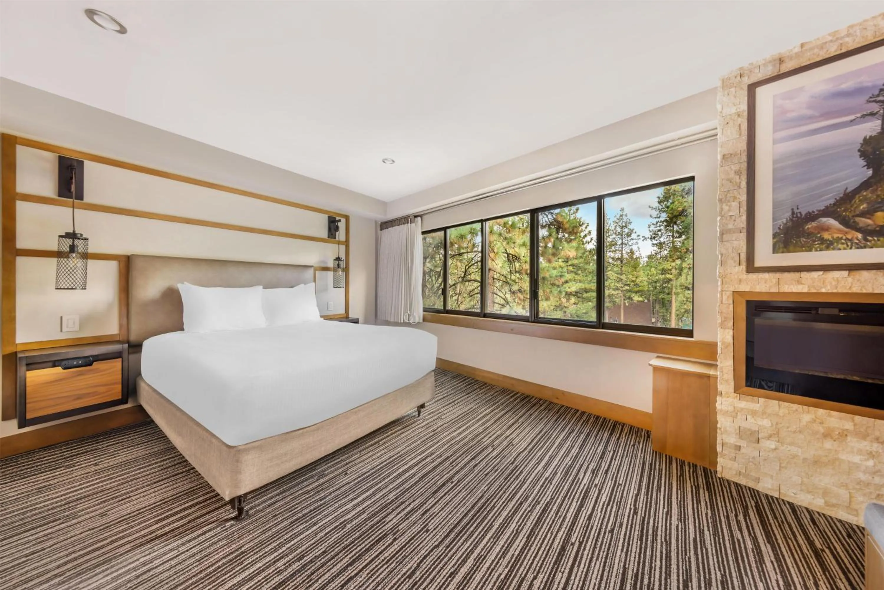 Bed in Hilton Vacation Club Tahoe Seasons Lake Tahoe