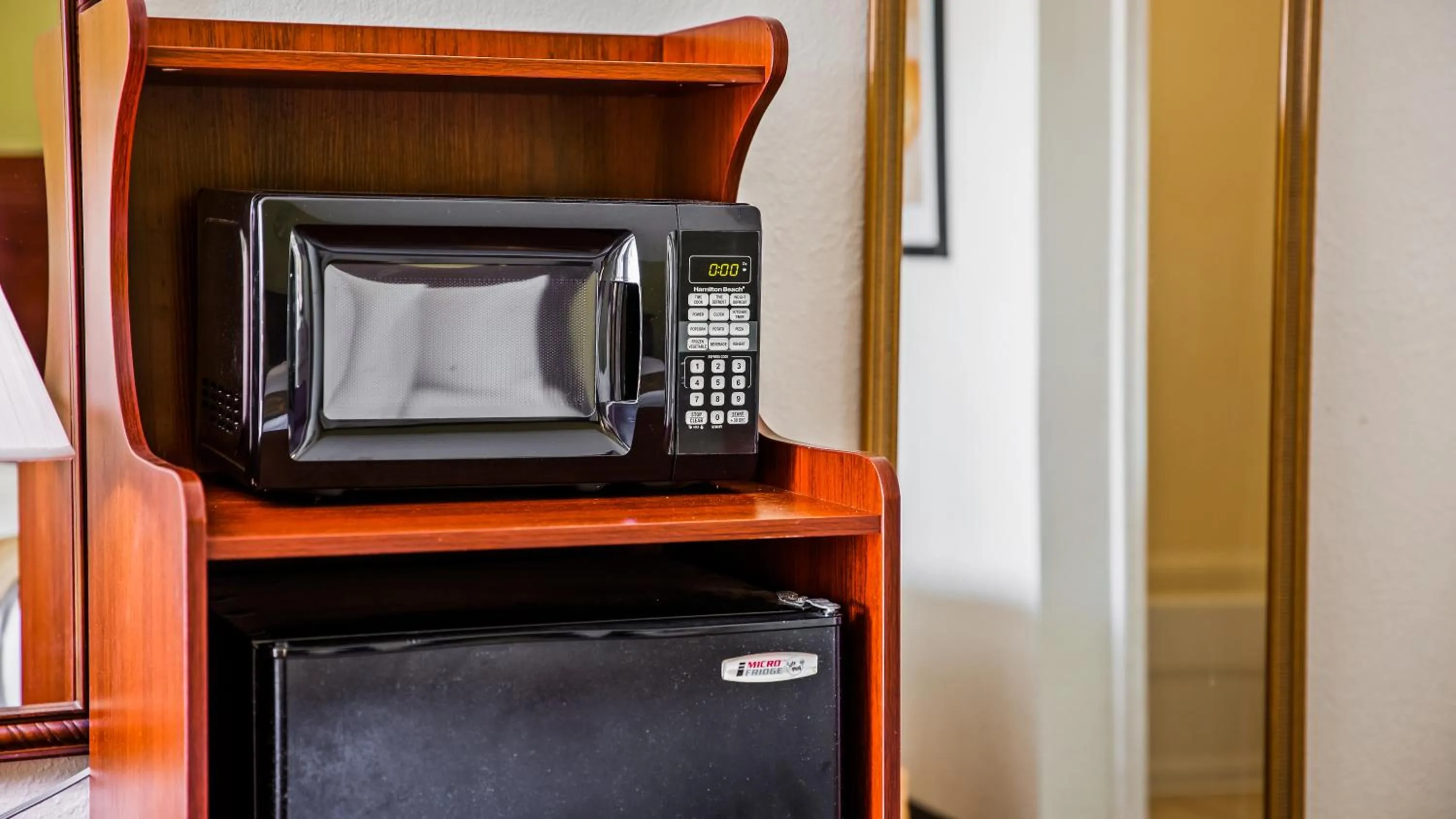 minibar in Ramada by Wyndham Savannah Gateway