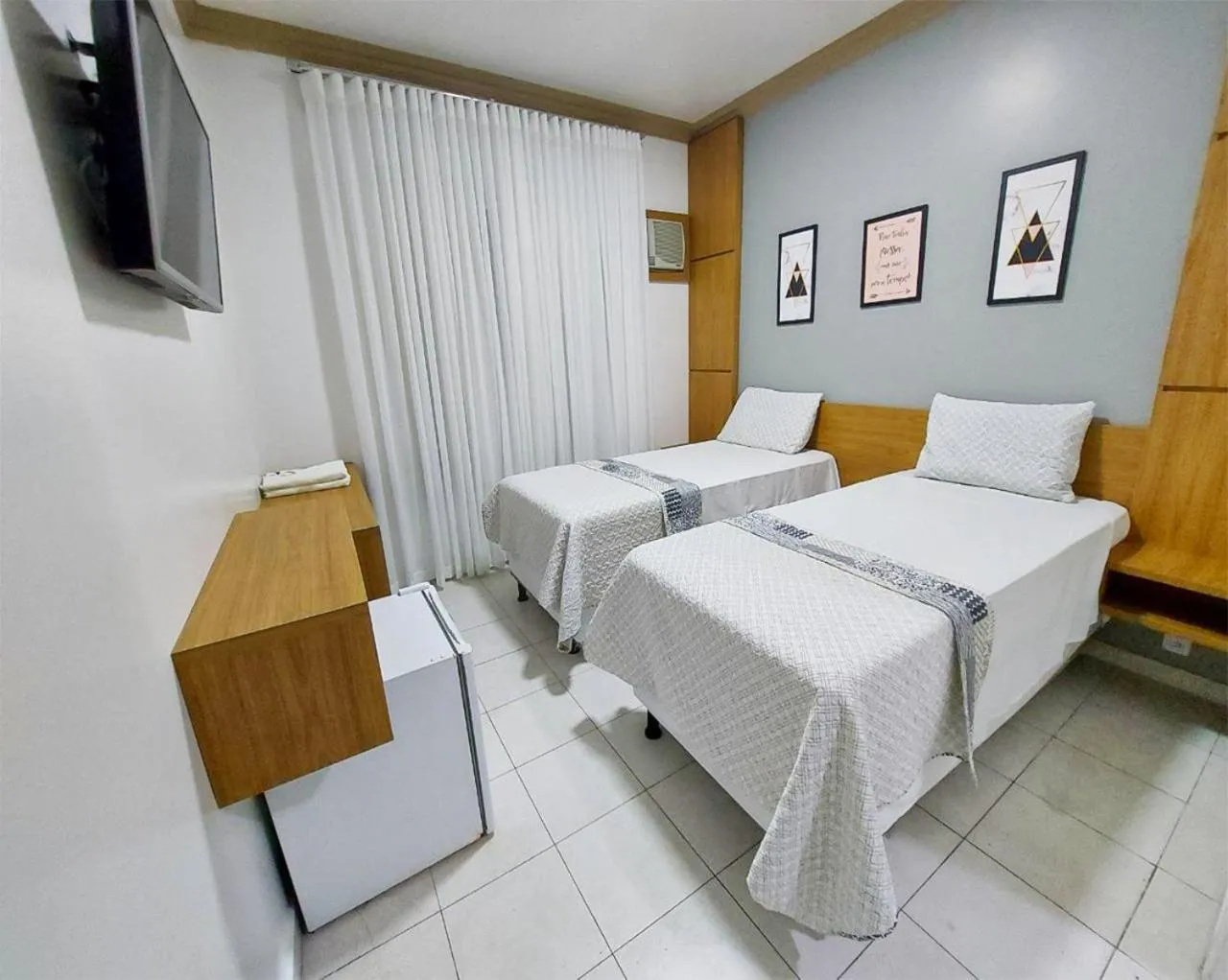 Bed in Hotel Pequeno Principe