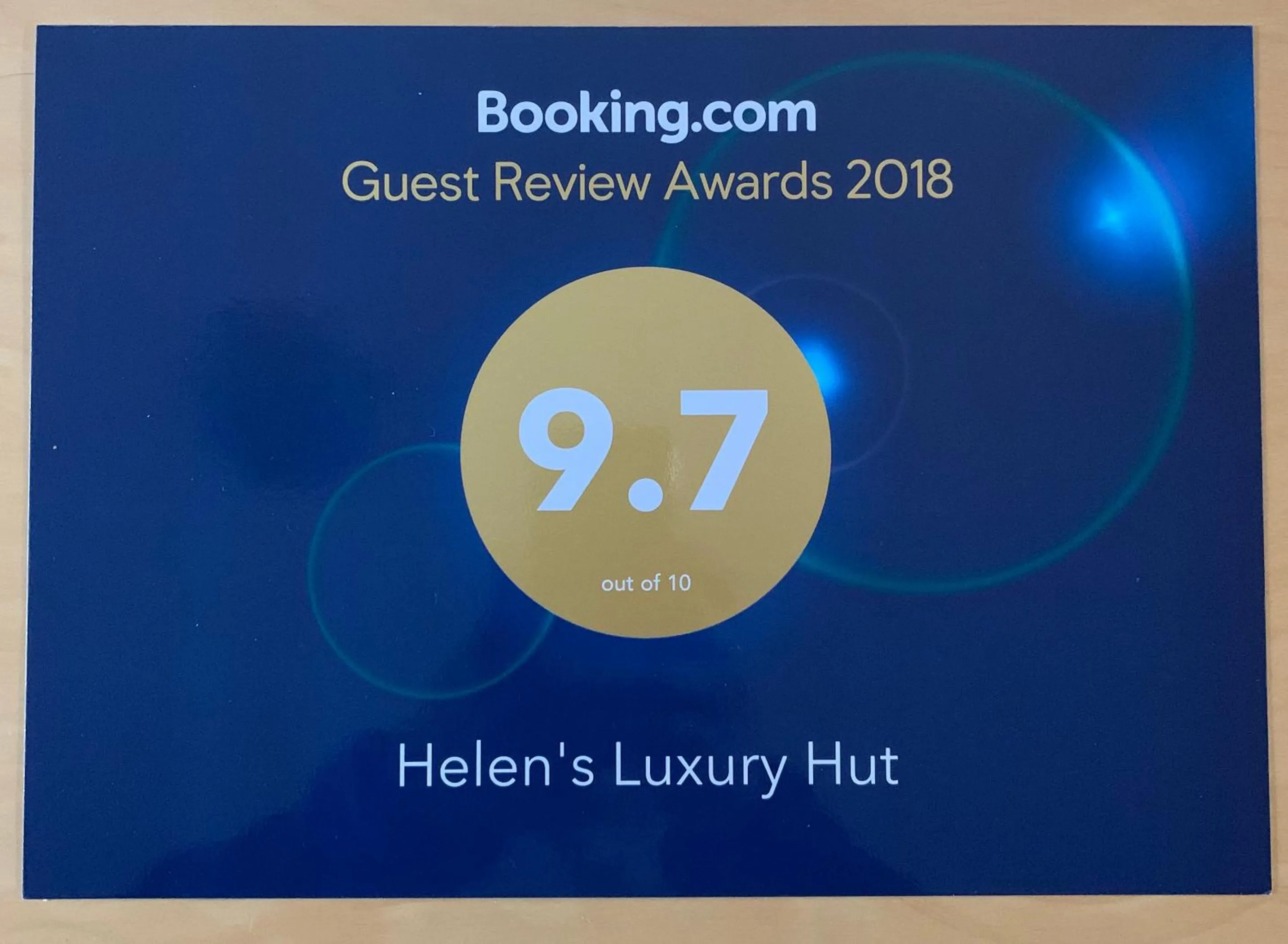 Certificate/Award in Helen's Homestead