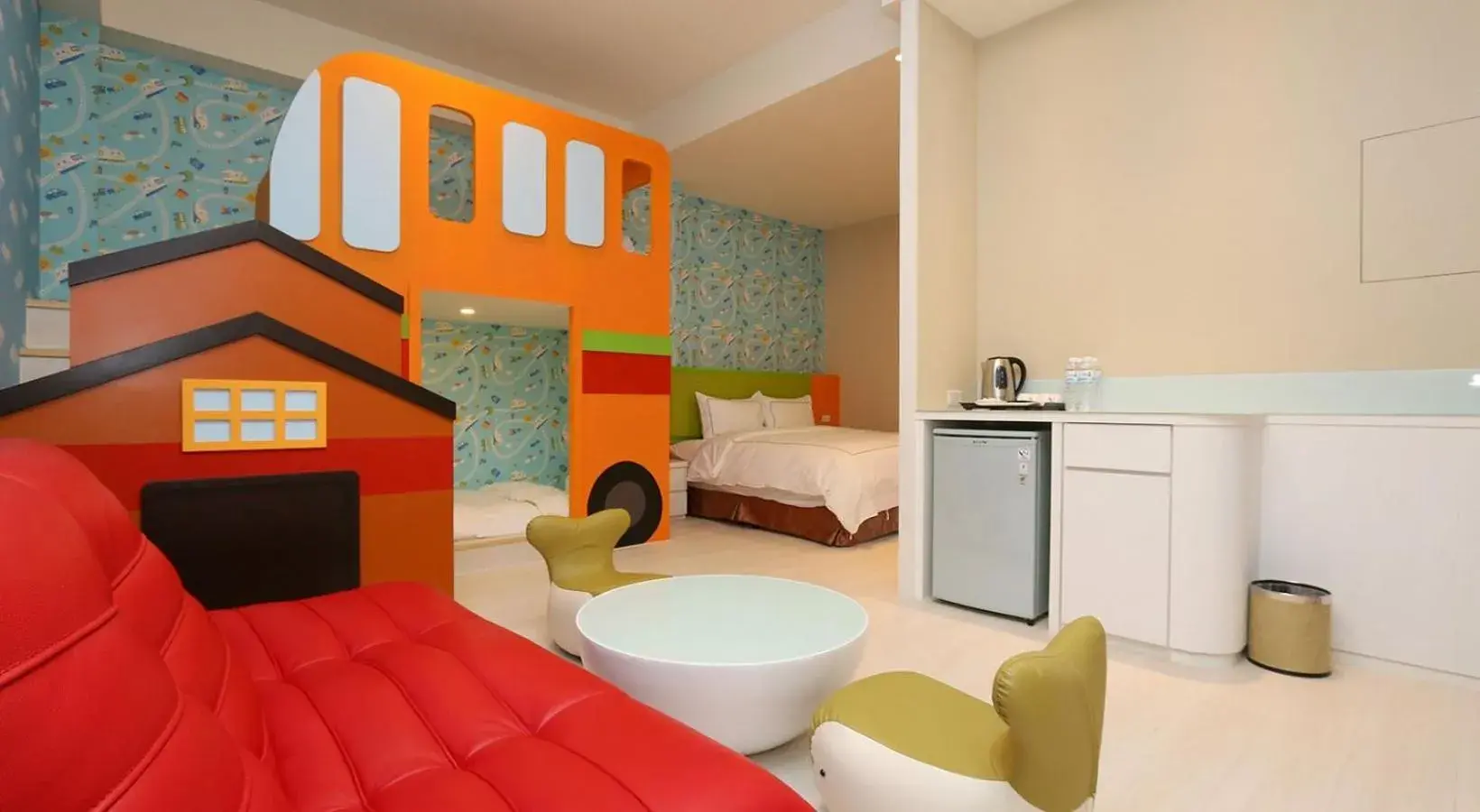 Family Suite with Balcony in 山水聽風會館 Family Suite with Balcony in 山水聽風會館