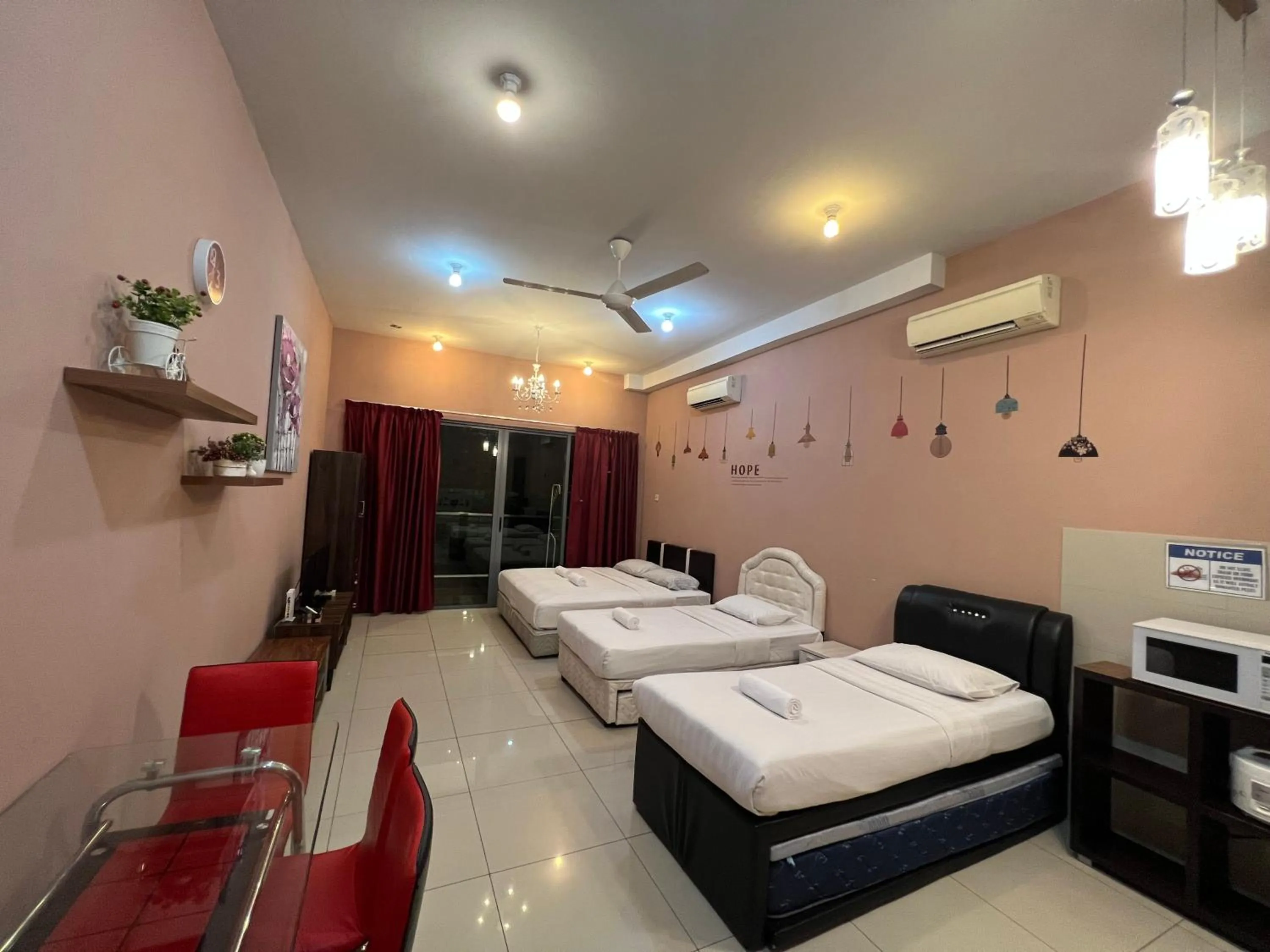 Bed in Borneo Coastal Residence @ IMAGO Mall