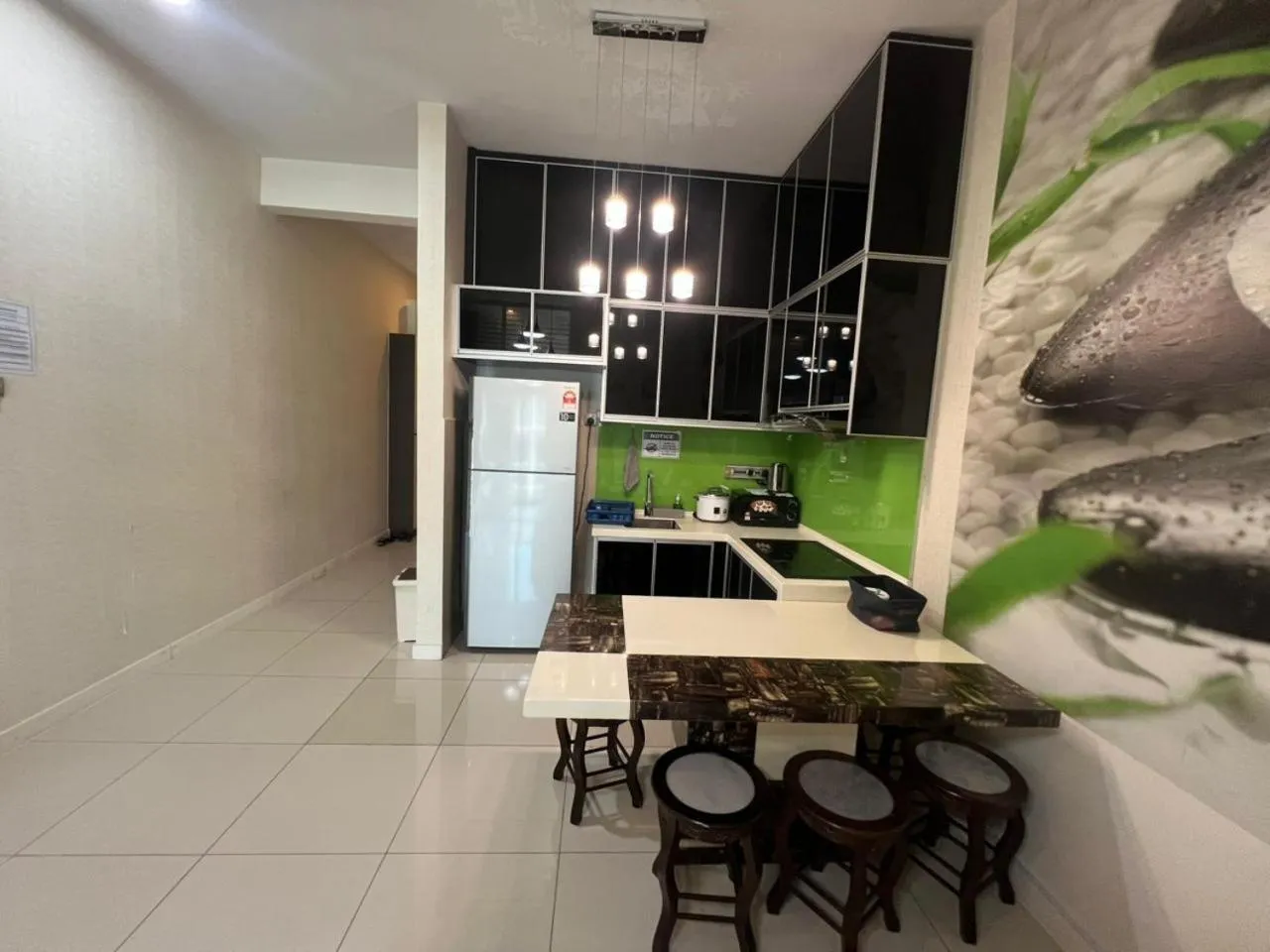 Kitchen or kitchenette in Borneo Coastal Residence @ IMAGO Mall