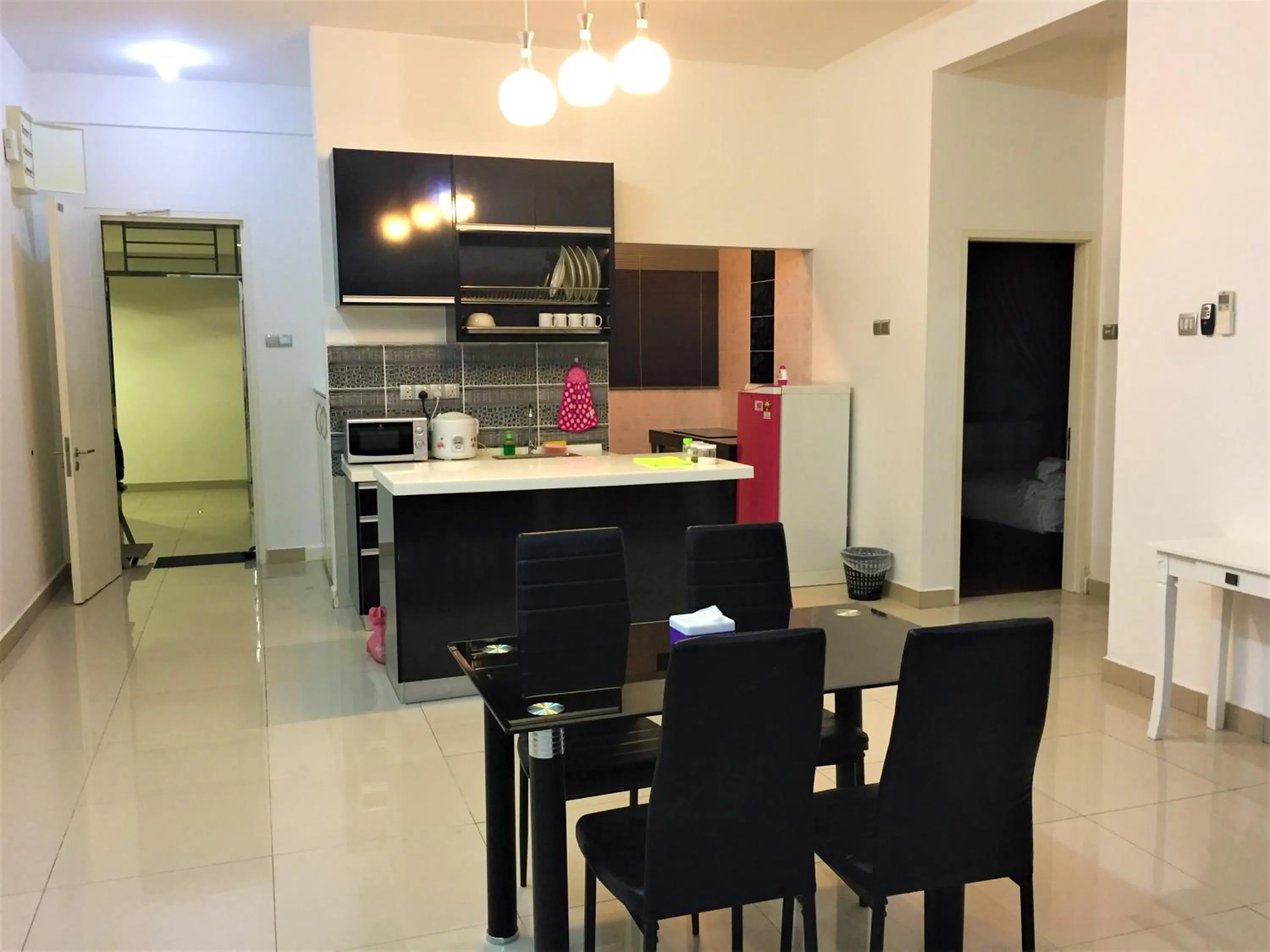 Kitchen or kitchenette in Borneo Coastal Residence @ IMAGO Mall