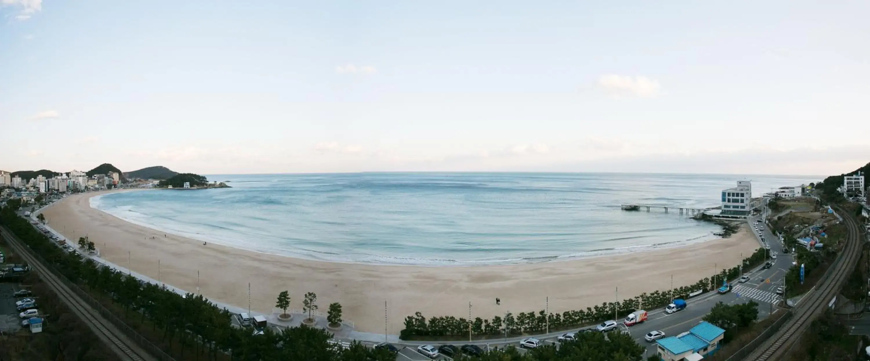 Sea view in SongJeong Olla Hotel Sea view in SongJeong Olla Hotel