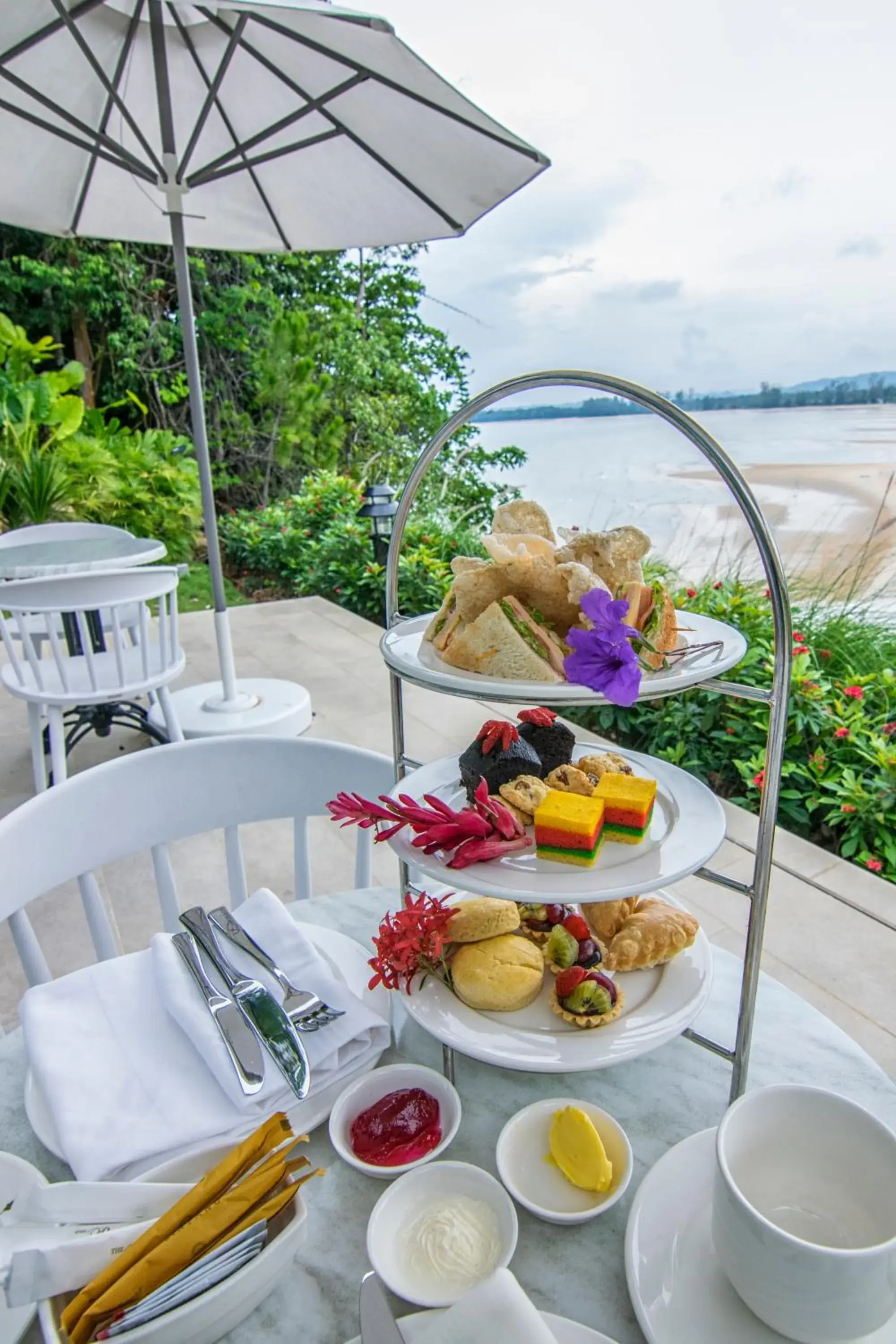 Breakfast in Royale Chulan Cherating Villa Breakfast in Royale Chulan Cherating Villa