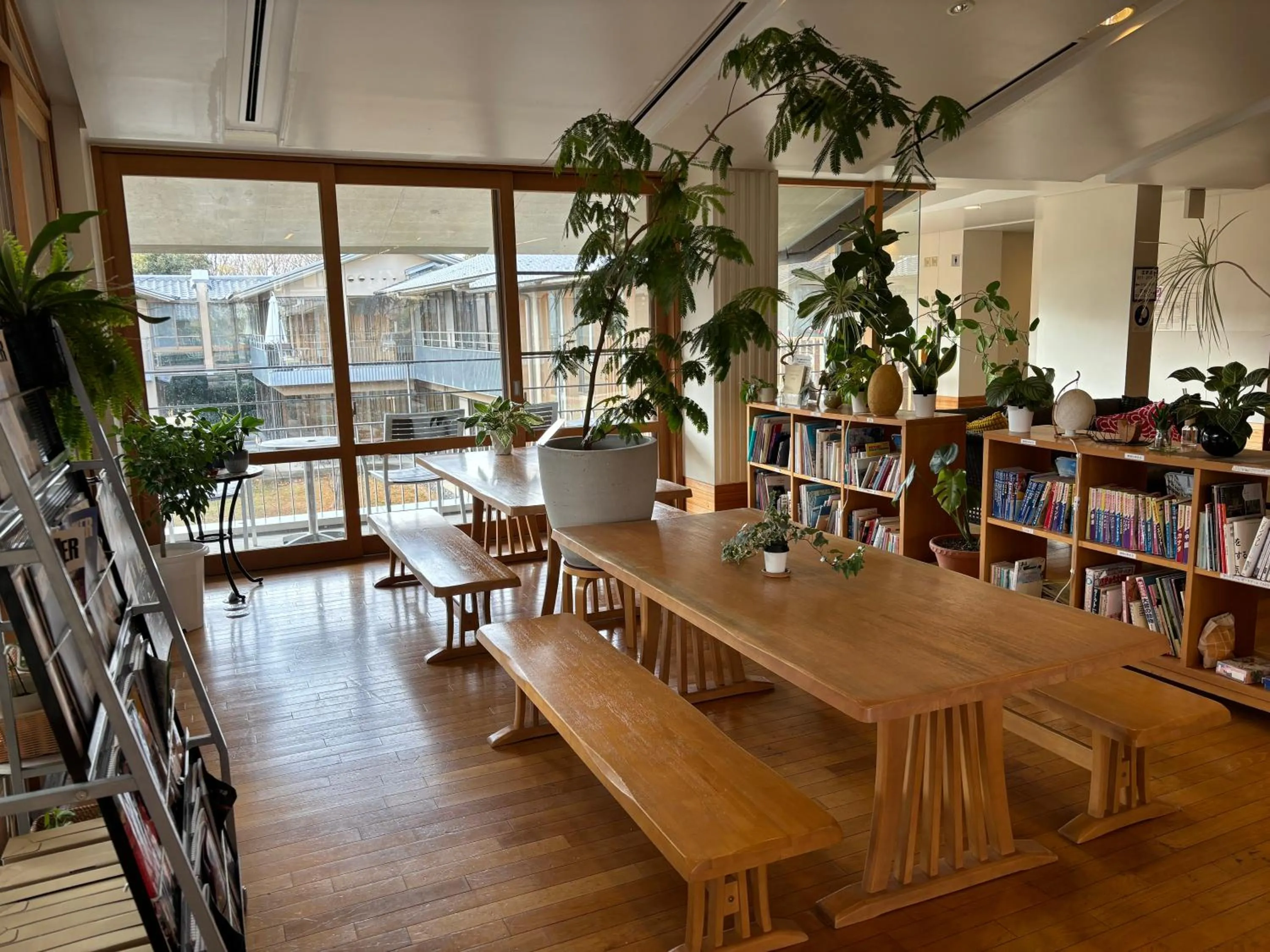 Living room in Kyoto Utano Youth Hostel